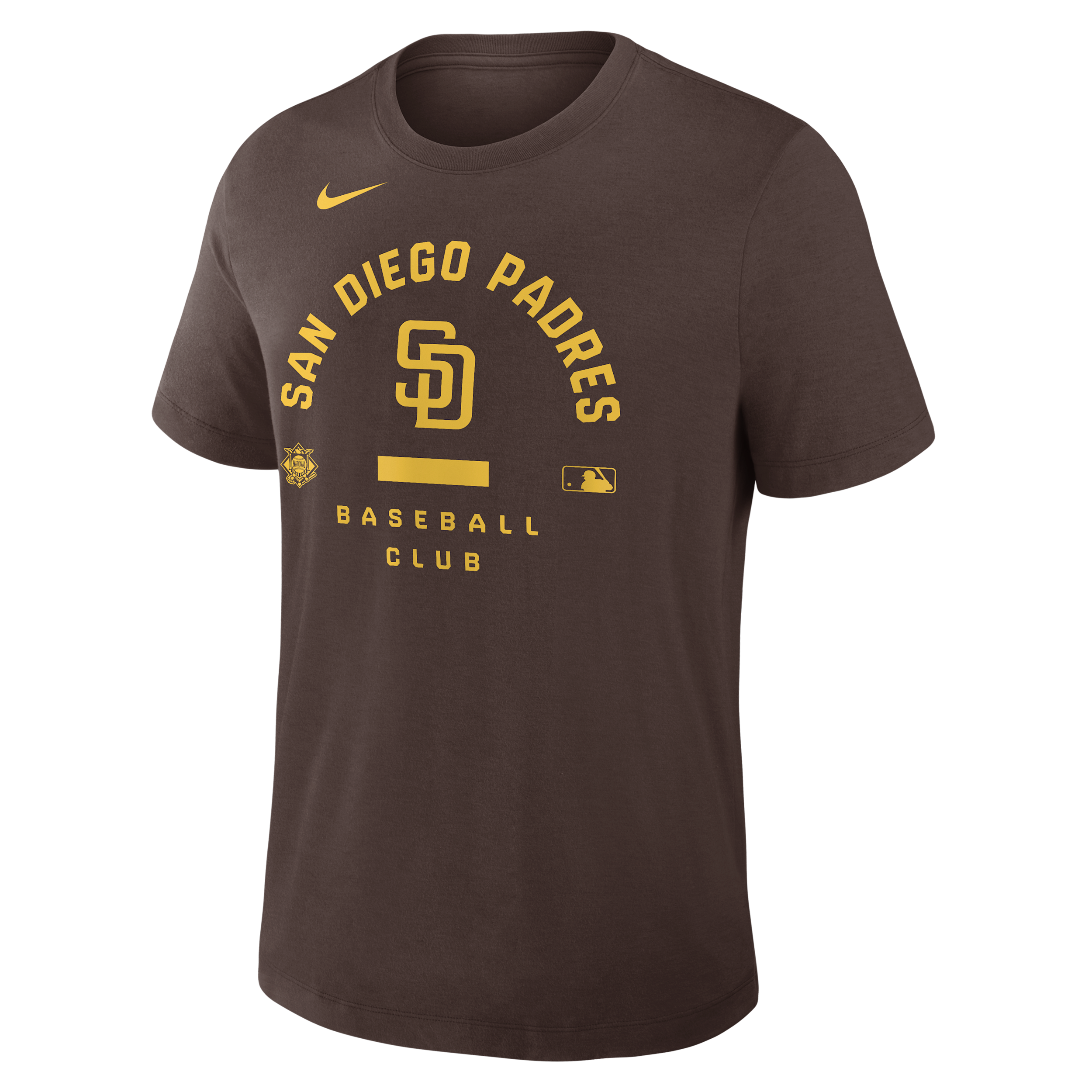 San Diego Padres Authentic Collection Early Work Nike Men's Dri-FIT MLB T-Shirt in Brown | 034J20QPYP-HXK
