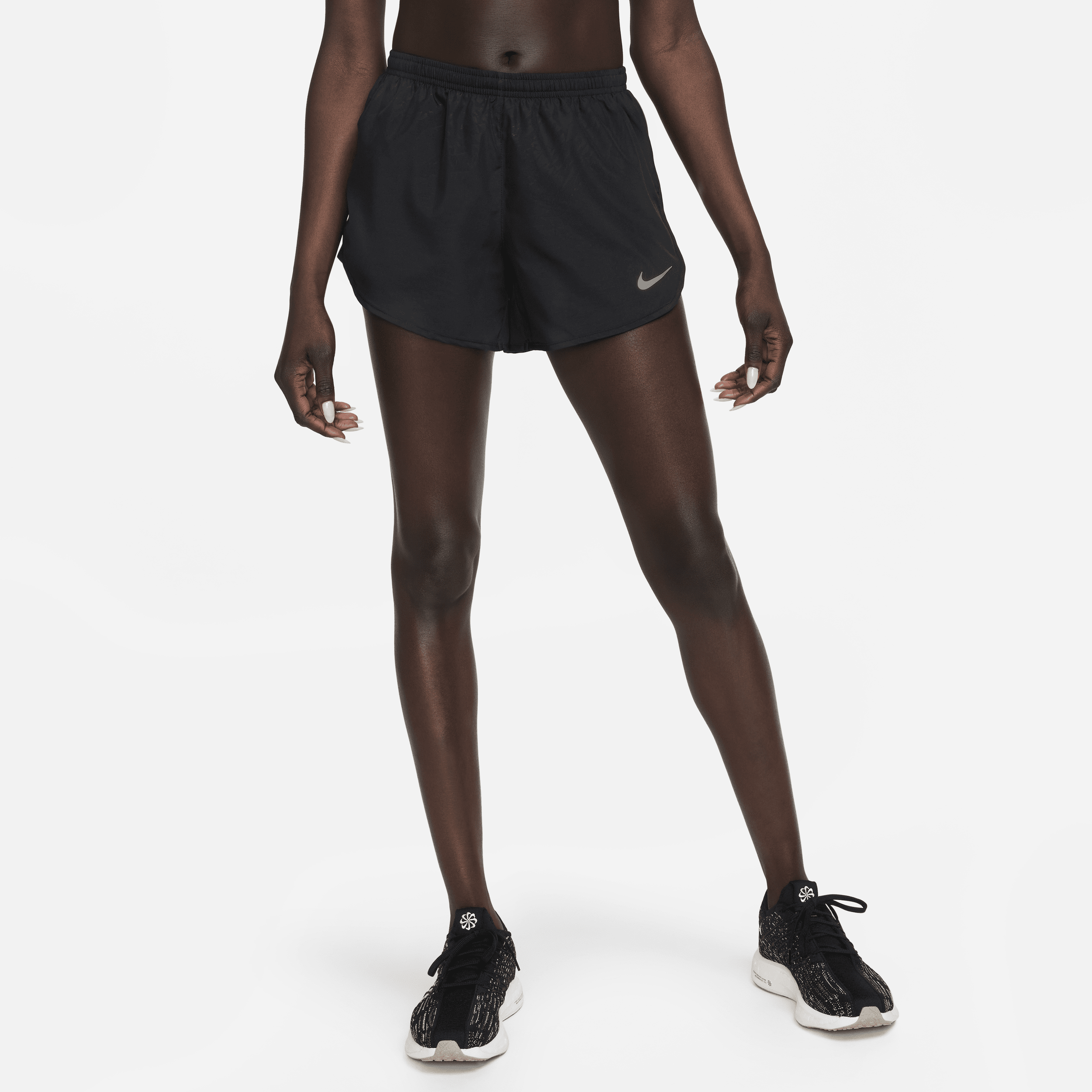 Nike Women's Tempo Brief-lined Running Shorts In Black