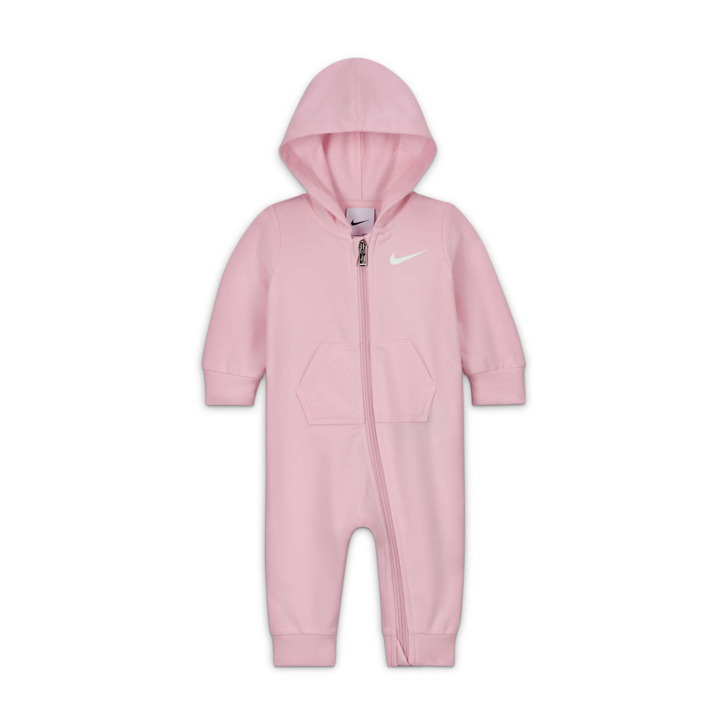 Nike Baby Essentials Baby 0-9M Hooded Coverall in Pink 56K731-A9Y 33$