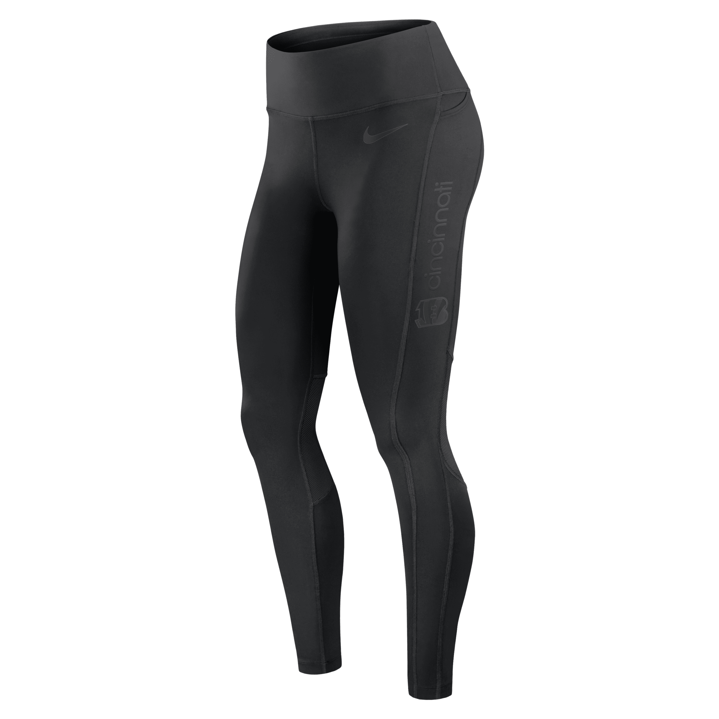 Nike Cincinnati Bengals Women's Dri-fit Nfl Leggings In Black