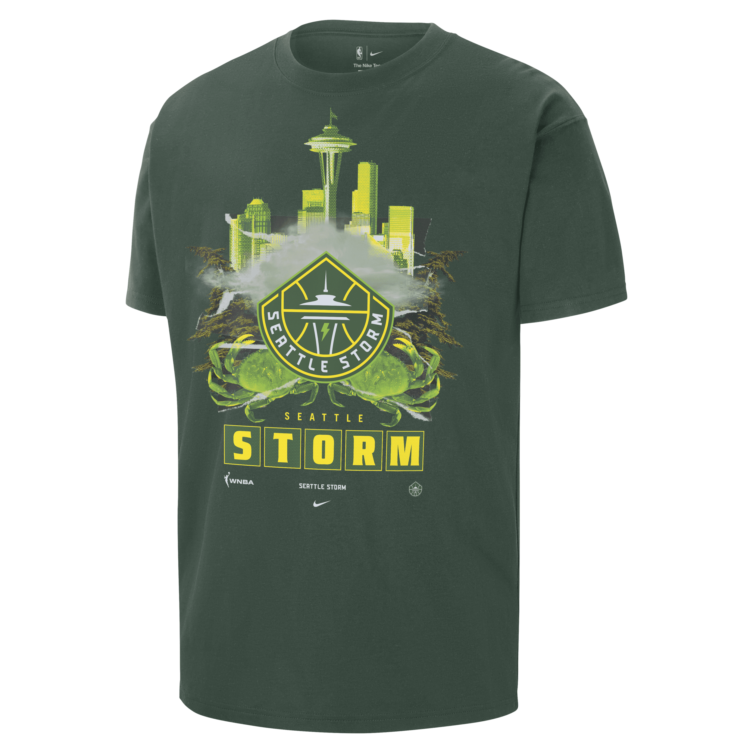 Shop Nike Seattle Storm  Men's Wnba Max90 T-shirt In Green