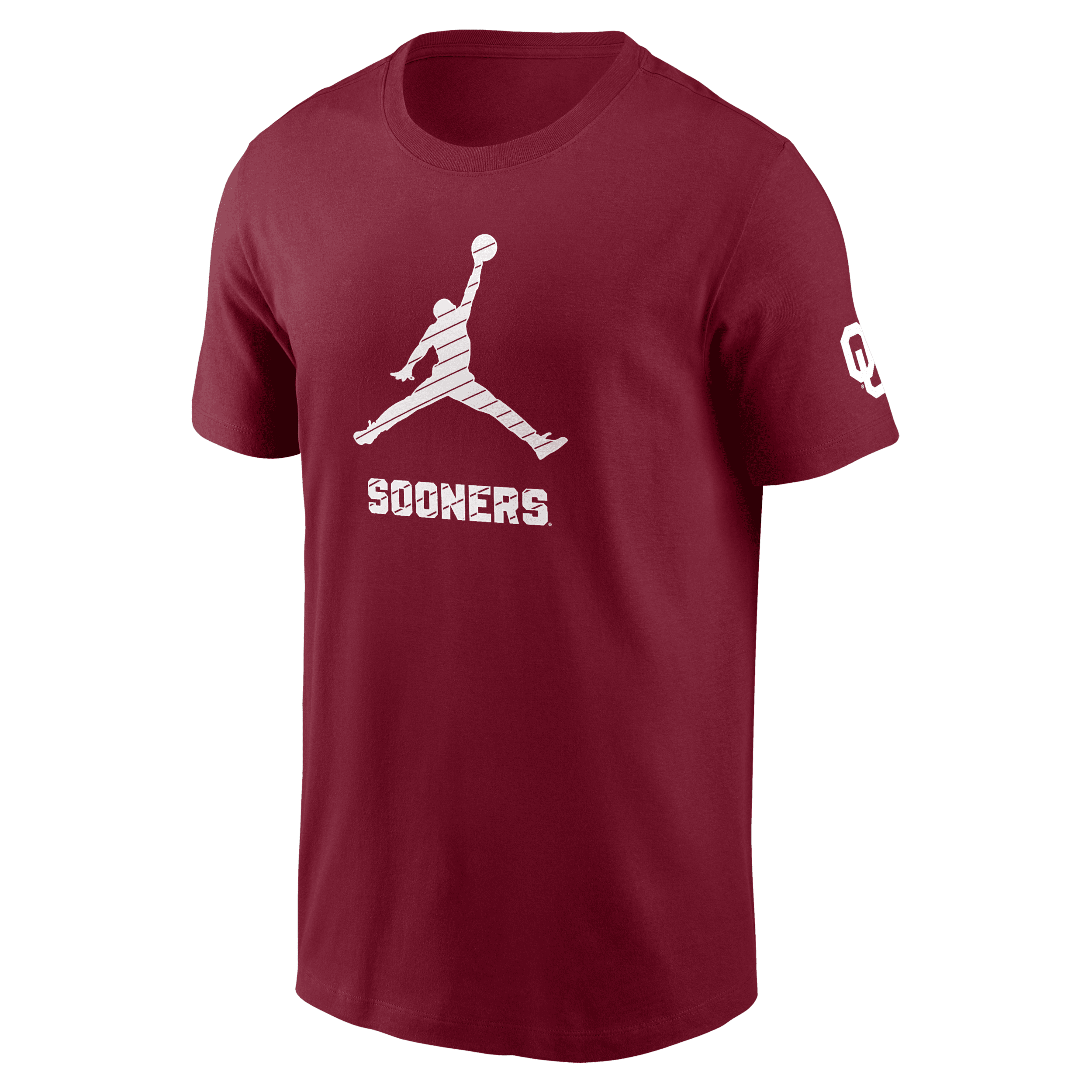 Jordan Men's Oklahoma Sooners Campus Mascot College T-shirt In Red