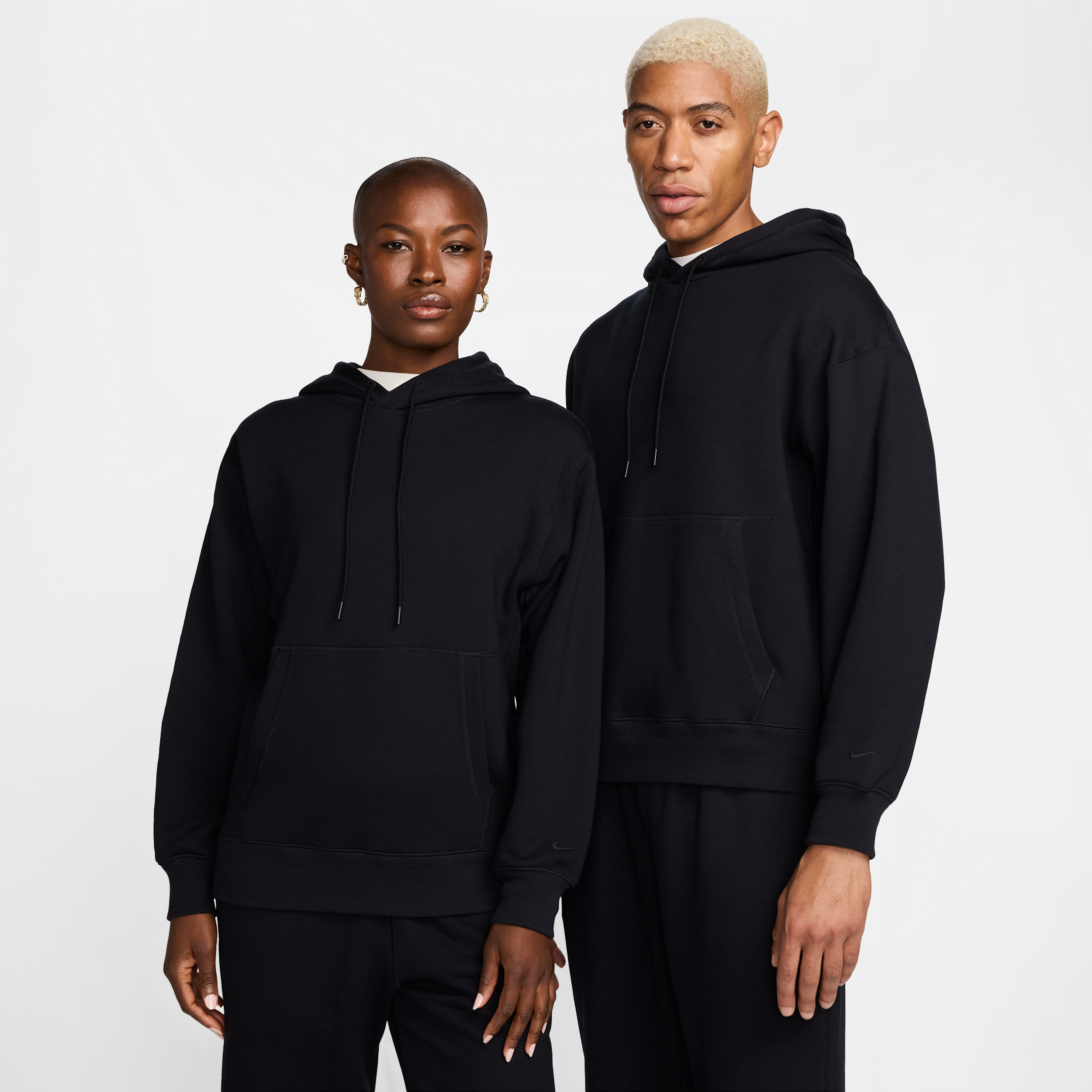 Nike Unisex Wool Classic Hoodie In Black