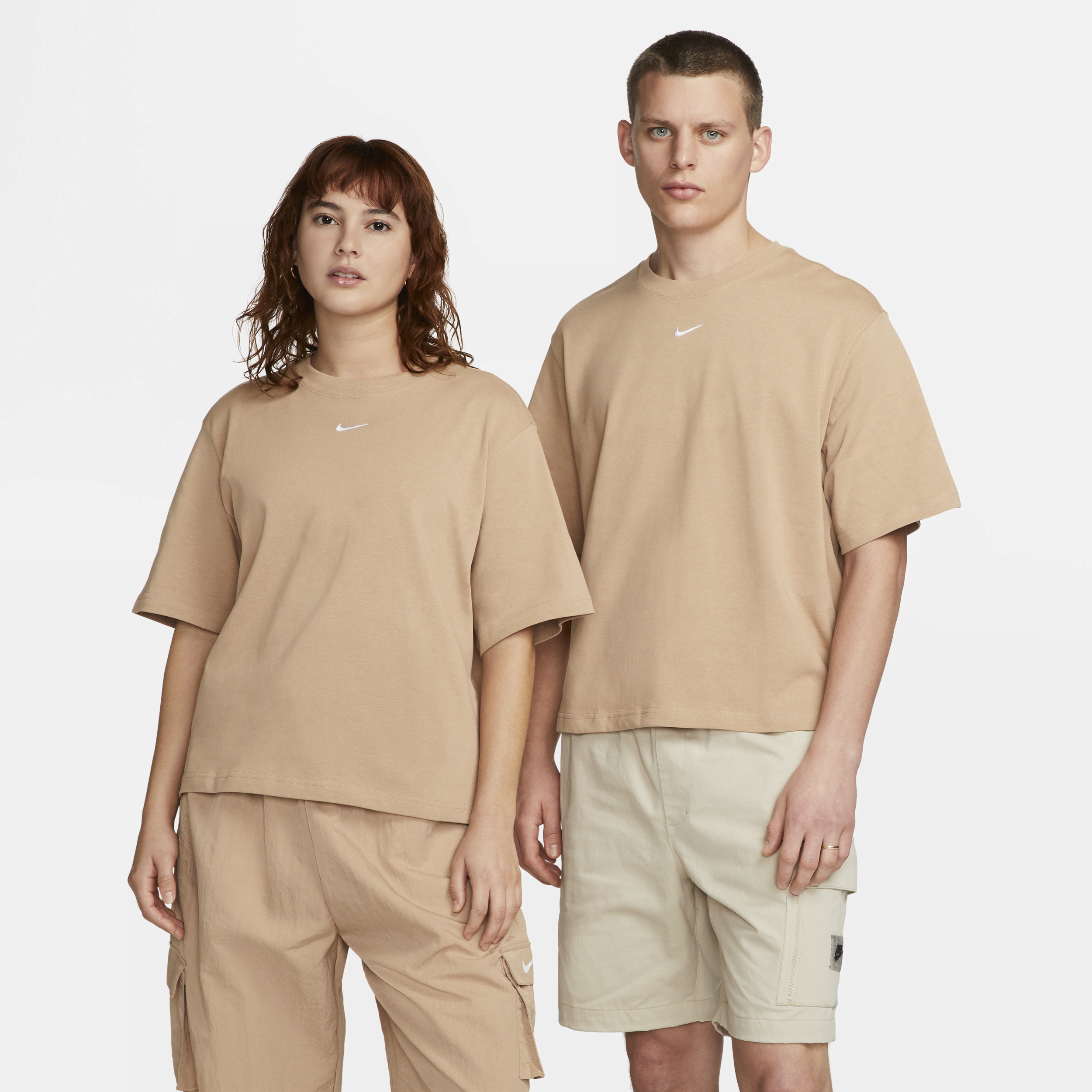 Nike Women's  Sportswear Essentials Boxy T-shirt In Brown