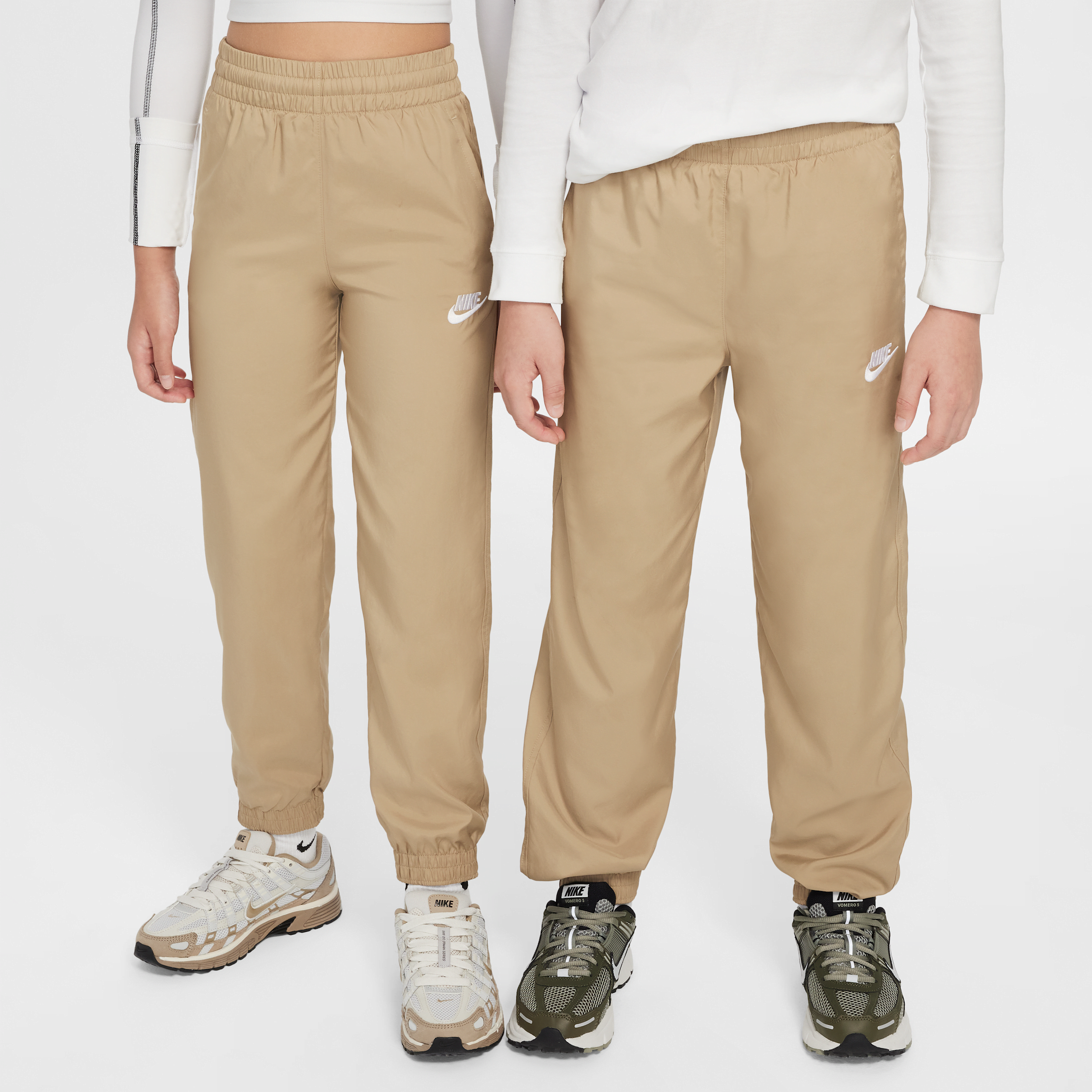 Nike Sportswear Club Big Kids' Woven Jogger Pants In Brown
