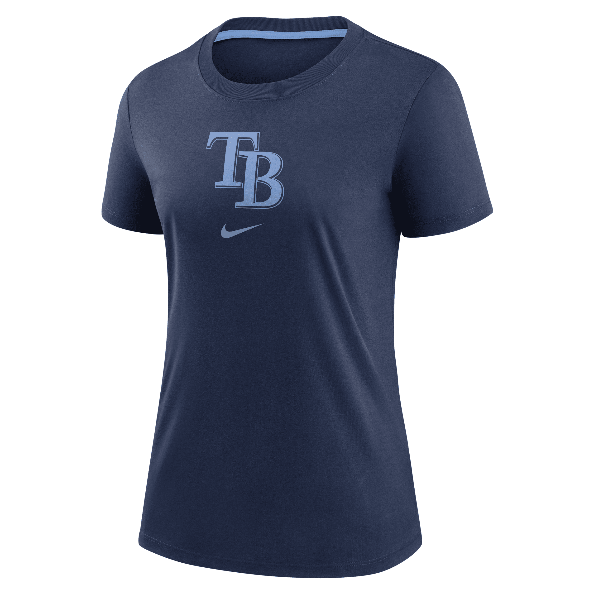 Nike Tampa Bay Rays Authentic Collection Early Work Women's Mlb T-shirt In Blue