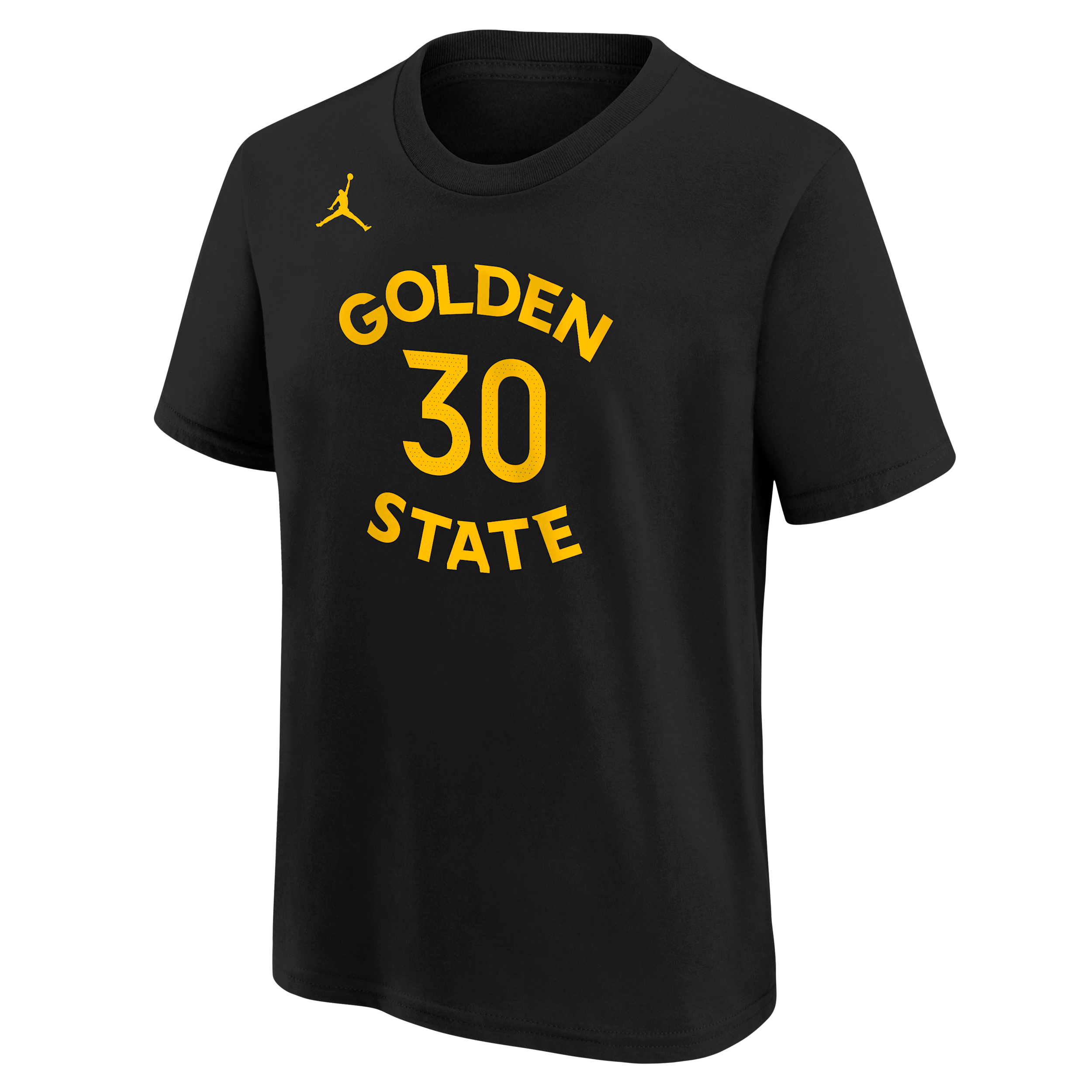 Nike Stephen Curry Golden State Warriors Statement Edition Big Kids' NBA T-Shirt in Black | 7HDC4S25WARSC-NAW
