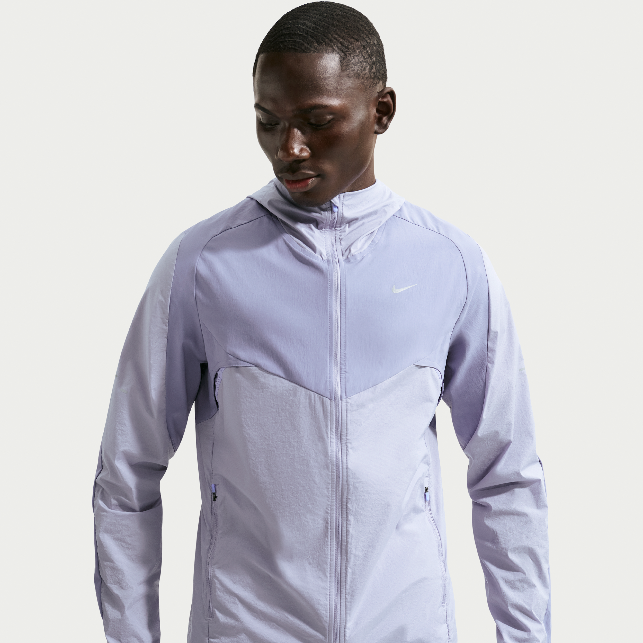 Nike Men's Stride Plus Repel Running Jacket in Purple | IF2367-506