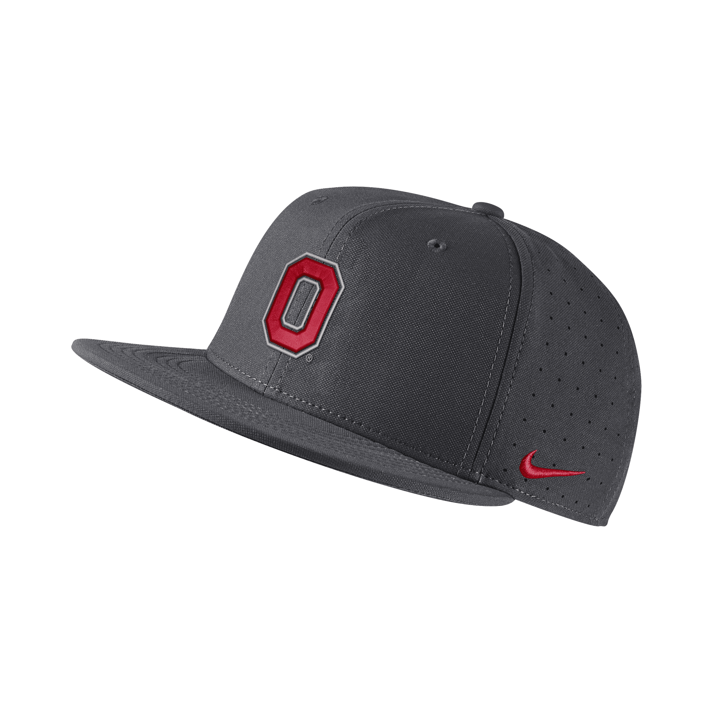 Nike Ohio State  Unisex College Fitted Baseball Hat In Black