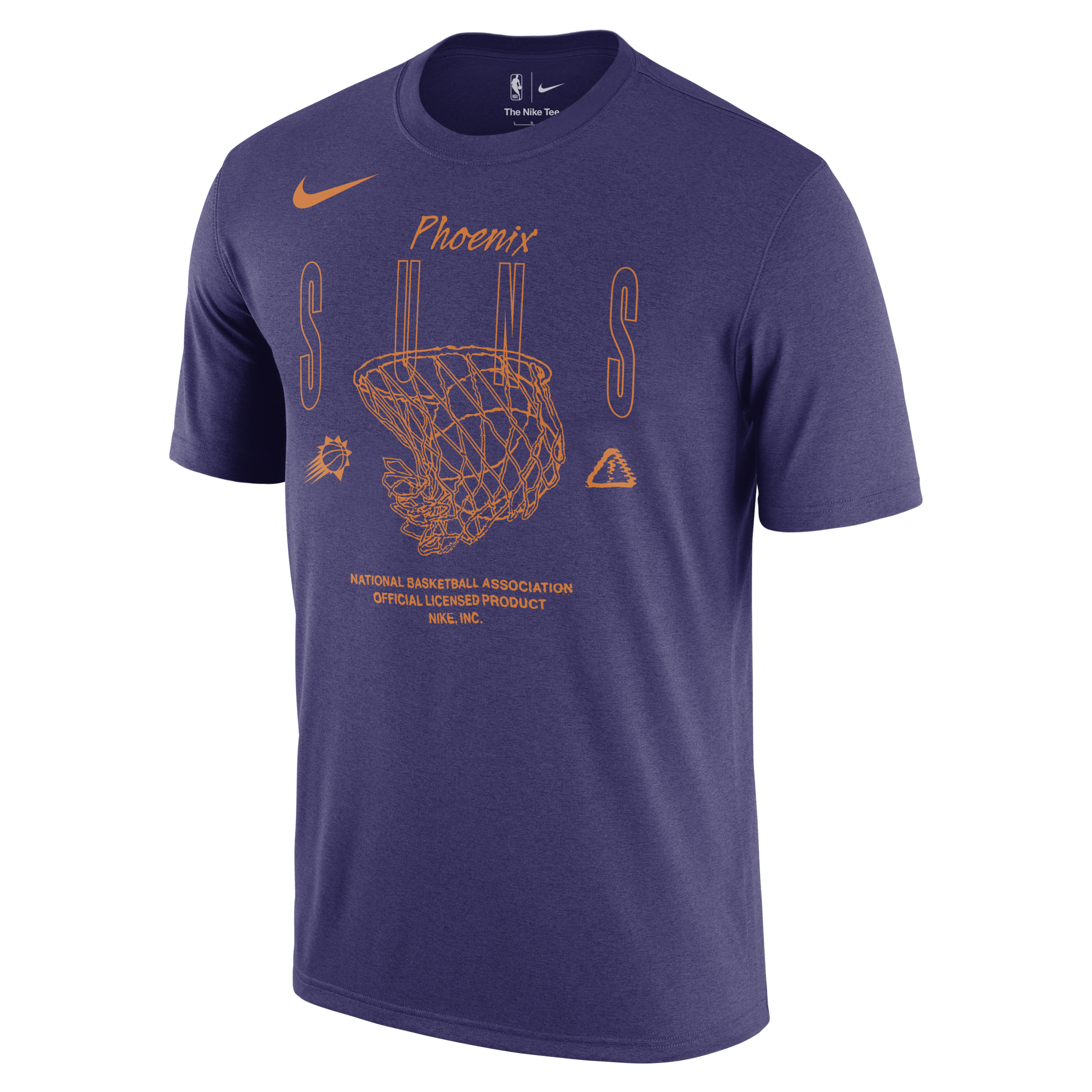 Nike Phoenix Suns Courtside Max90  Men's Nba T-shirt In Purple