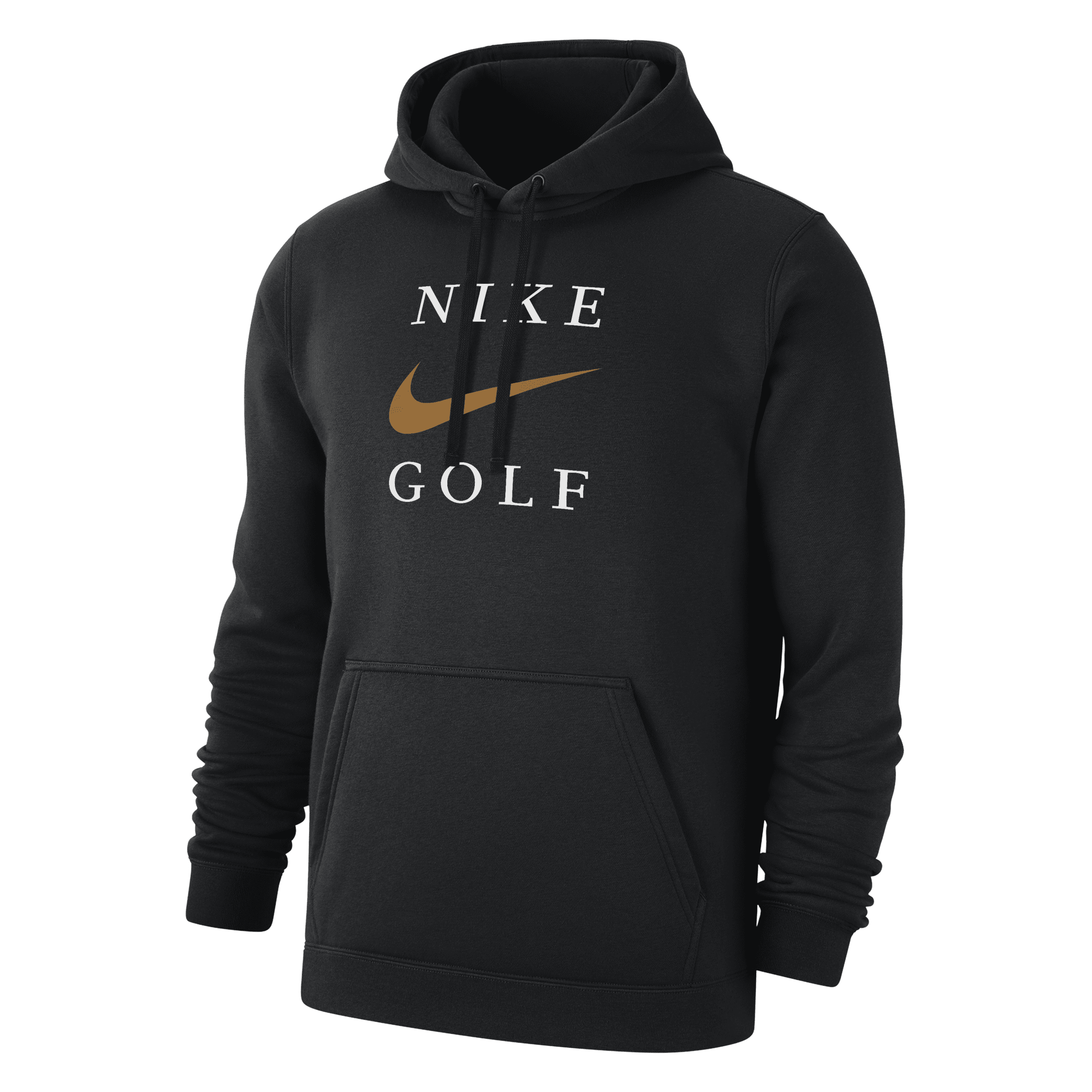 Nike Men's Club Fleece Golf Hoodie In Black