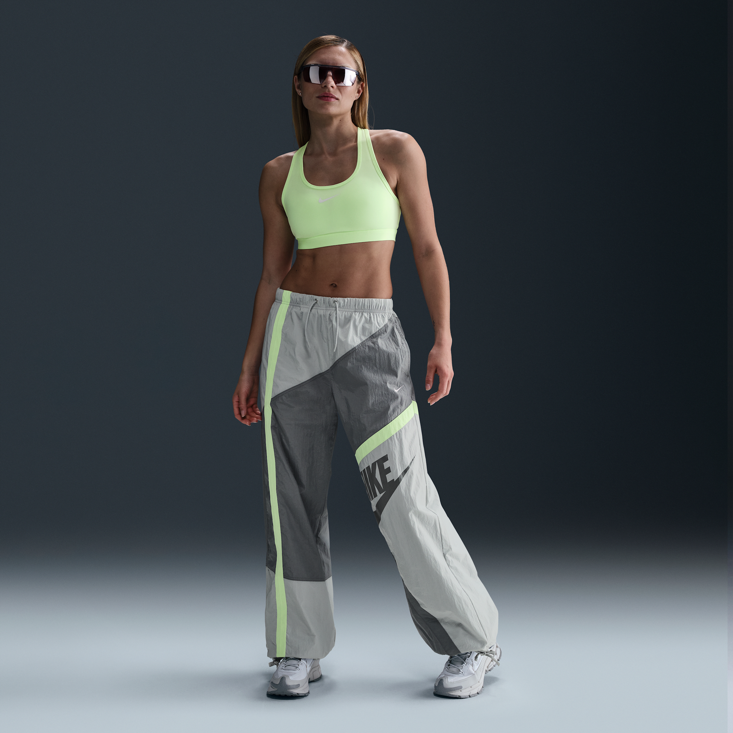 Nike Sportswear Street Parachute Pants In Gray