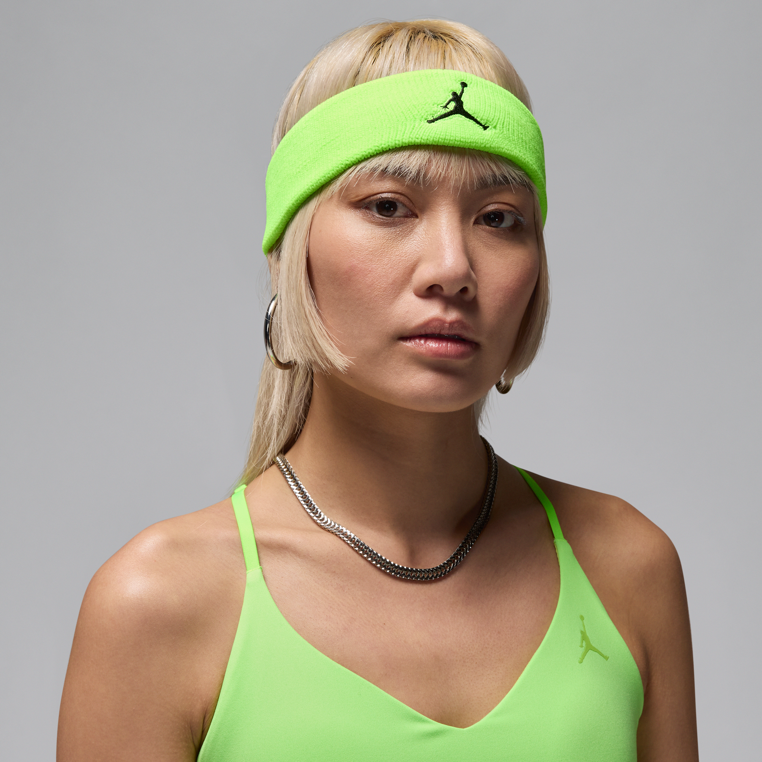 Jordan Dri-fit Jumpman Headband In Green