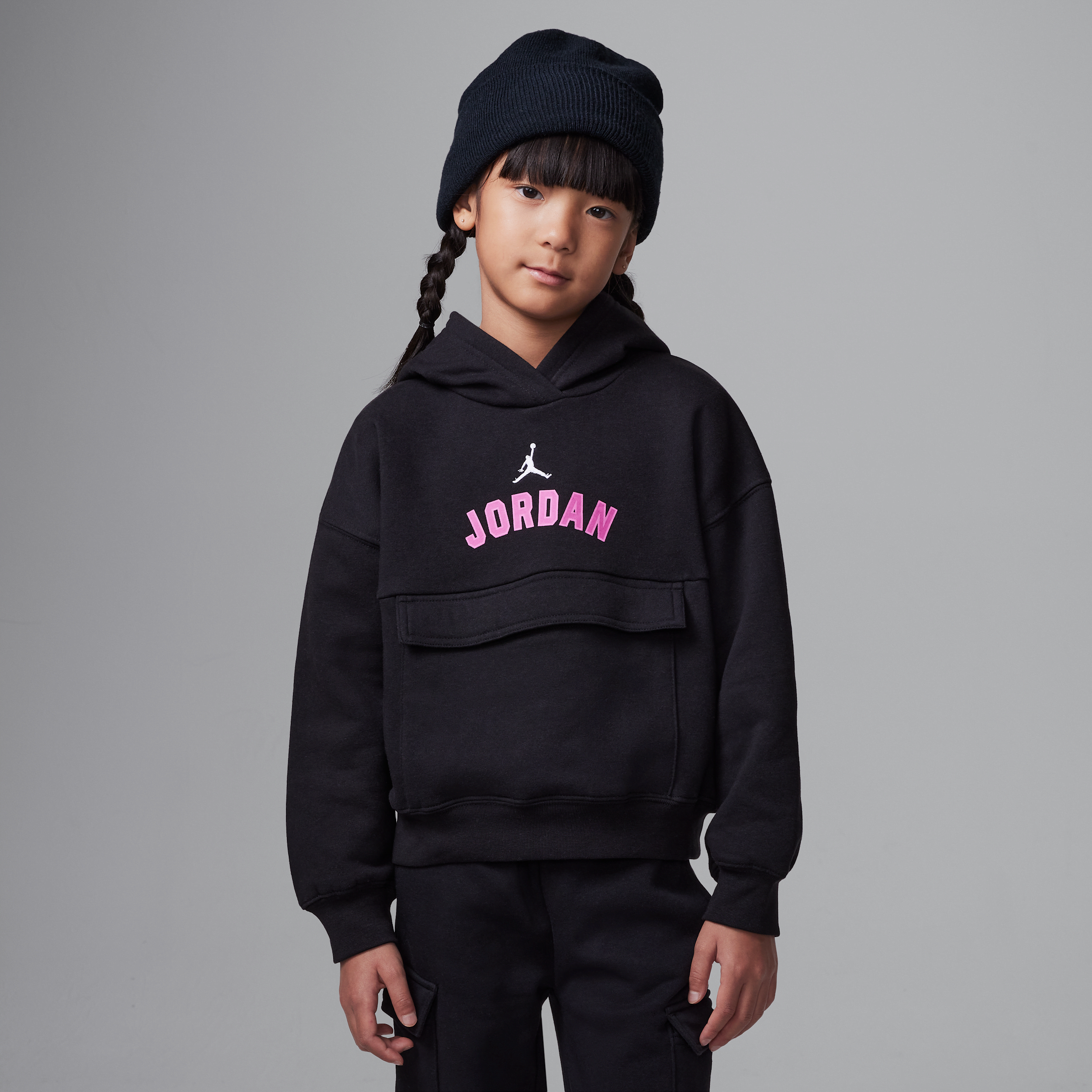 Jordan Y2k Little Kids' Pullover Hoodie In Black
