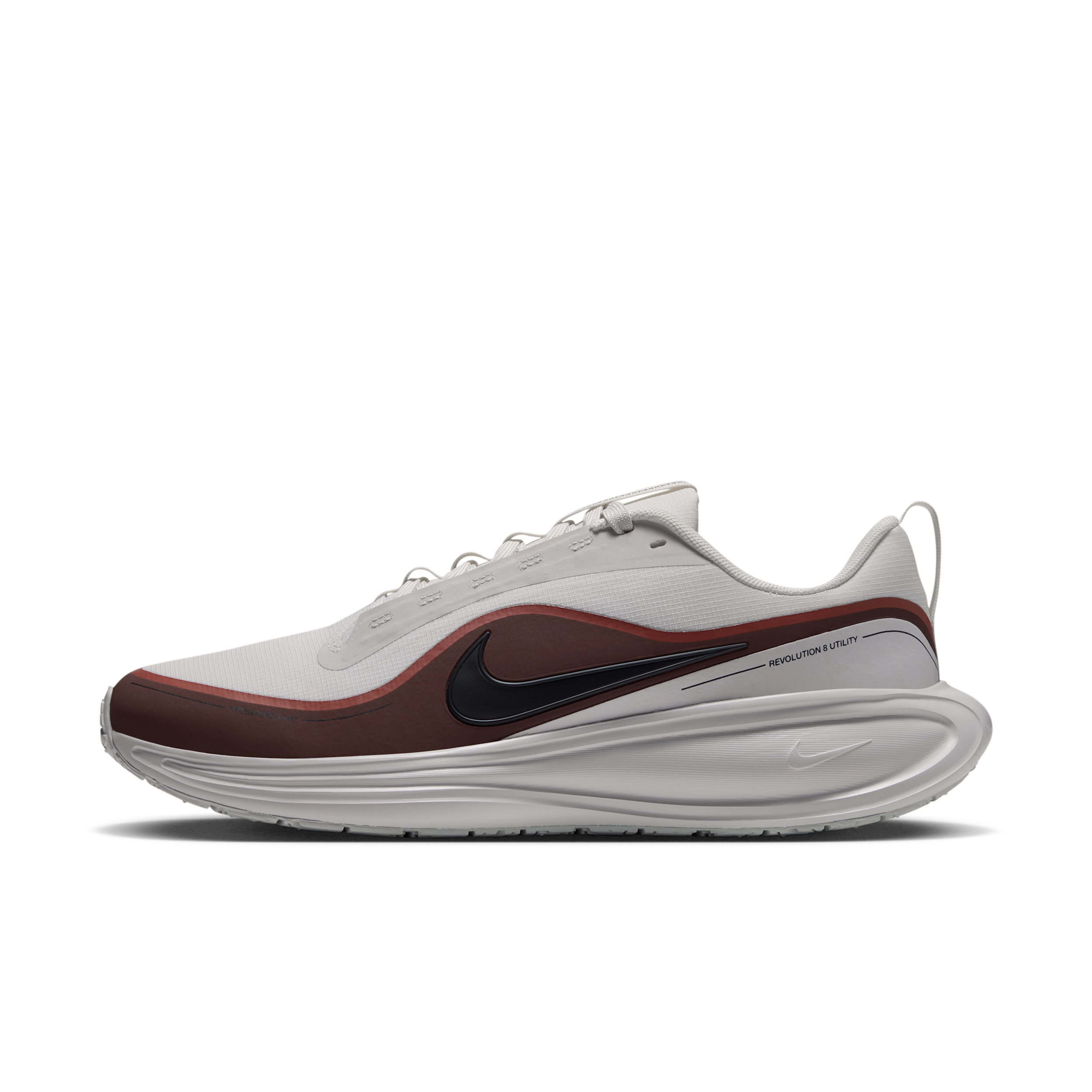 Nike Men's Revolution 8 Utility Road Running Shoes in Grey | IR0890-002