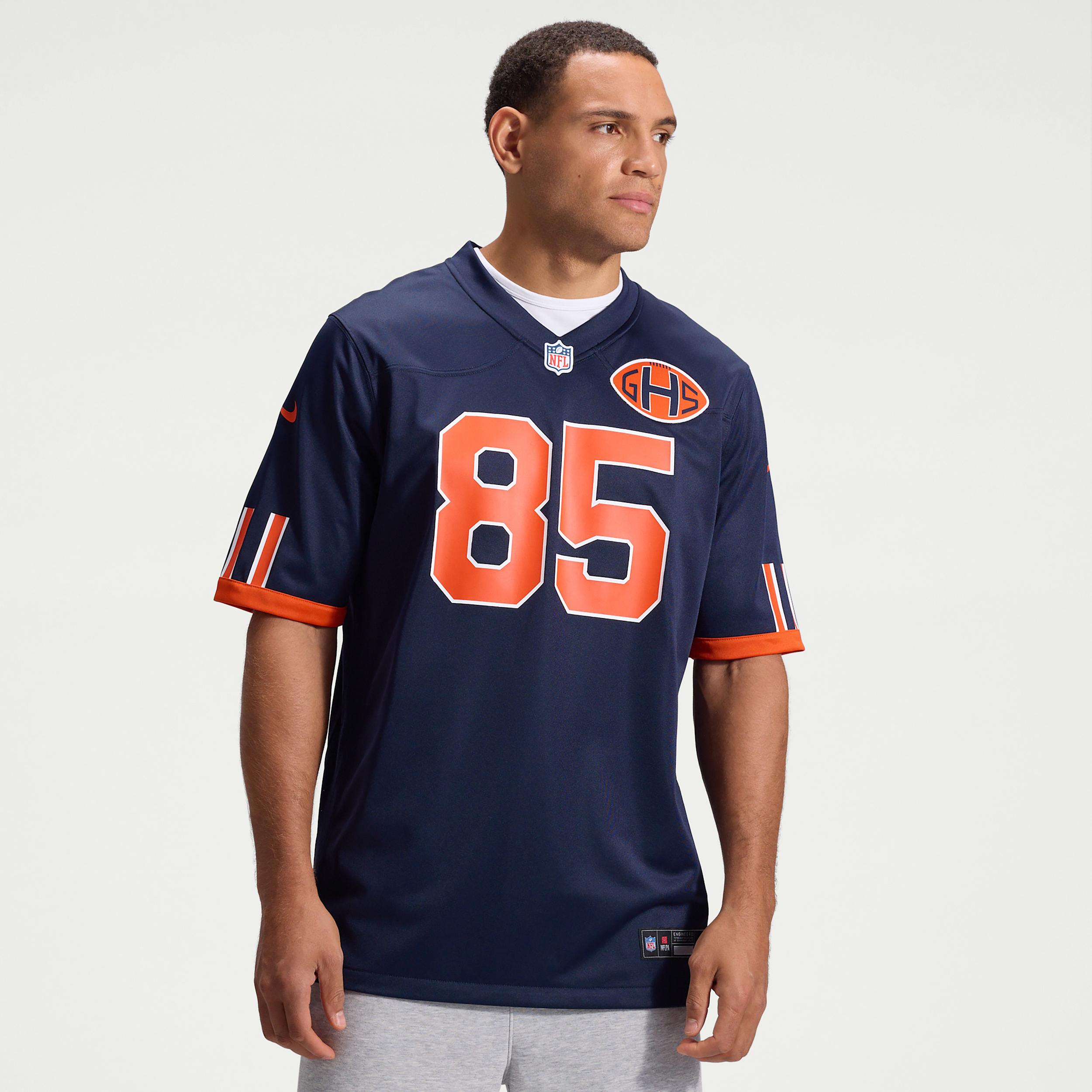 Cole Kmet Chicago Bears Rivalries Collection Nike Men's NFL Game Jersey in Blue | 67NM0JFJ7QF-KSQ