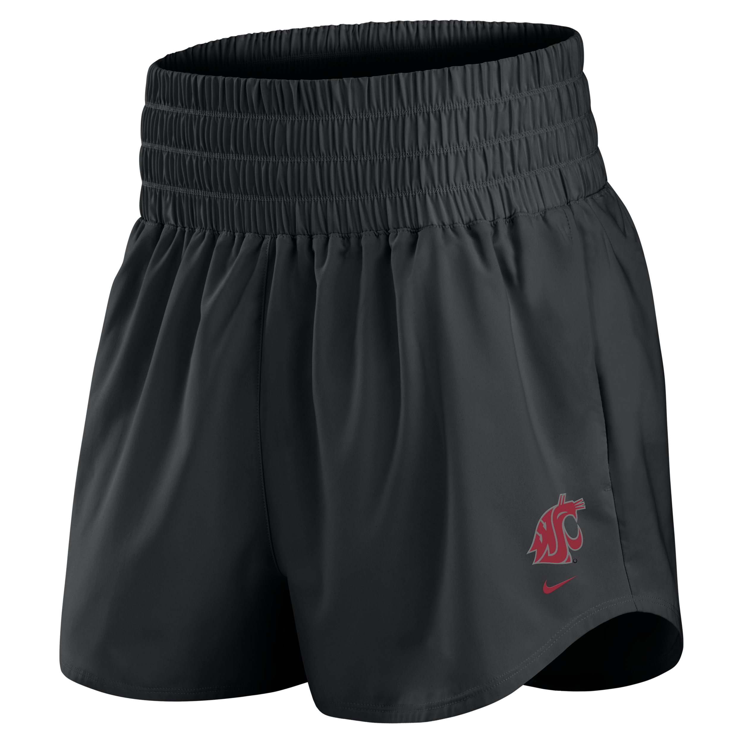 Washington State Primary Logo One Nike Women's Dri-FIT College Shorts in Black | IM0155-010