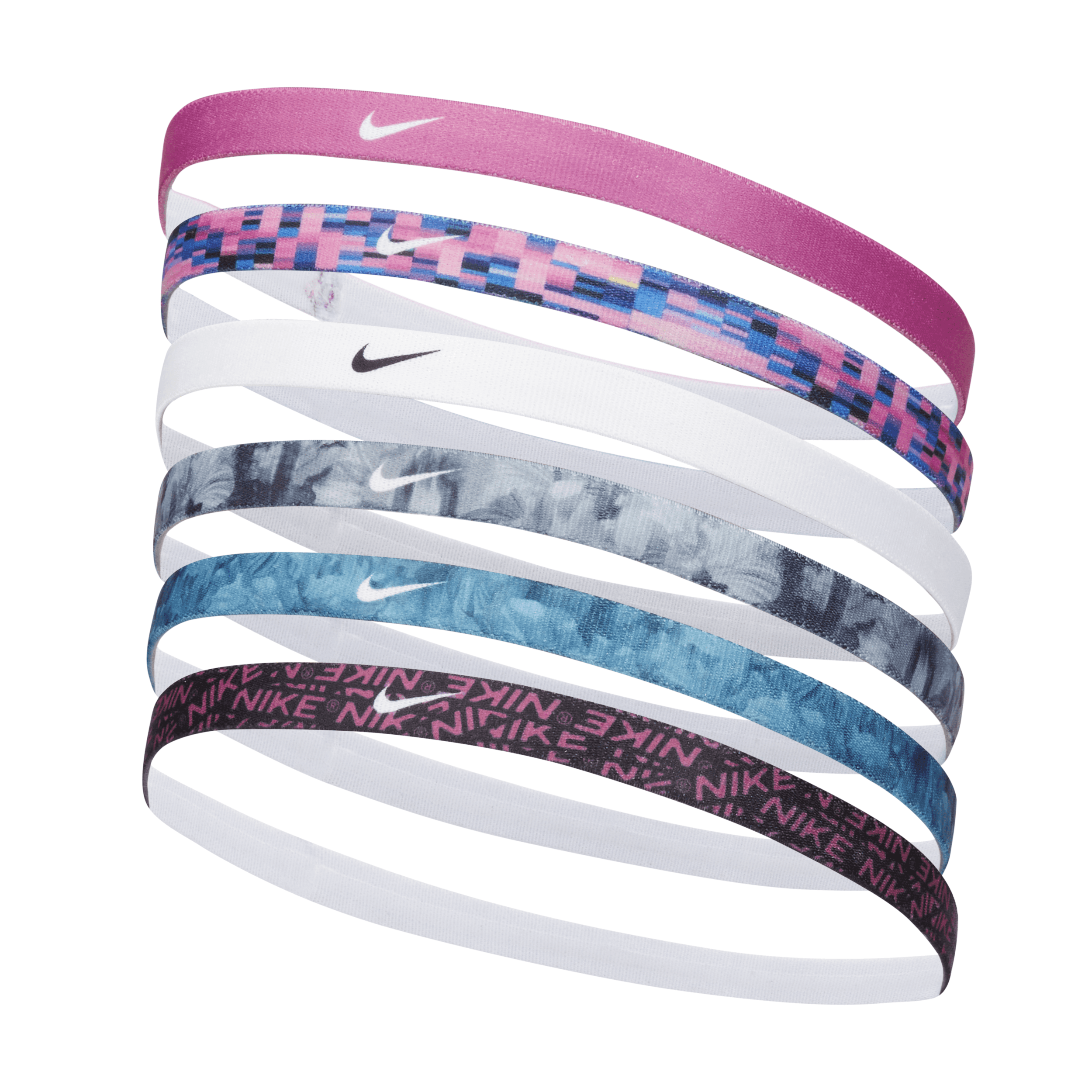 Nike Women's Headbands (6-pack) In Multicolor