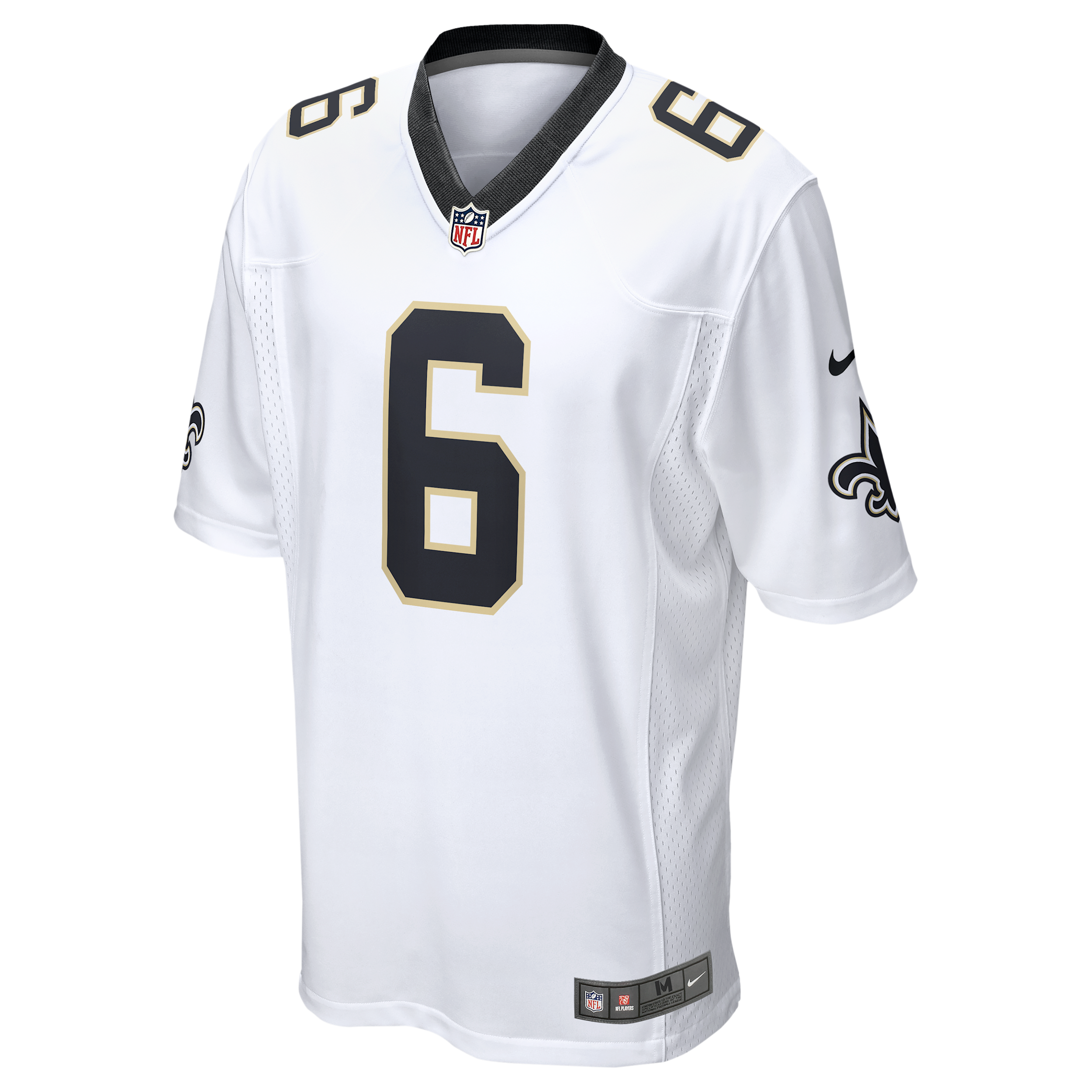 Tyler Shough New Orleans Saints Nike Men's NFL Game Jersey in White | 67NMNSGR7WF-93A