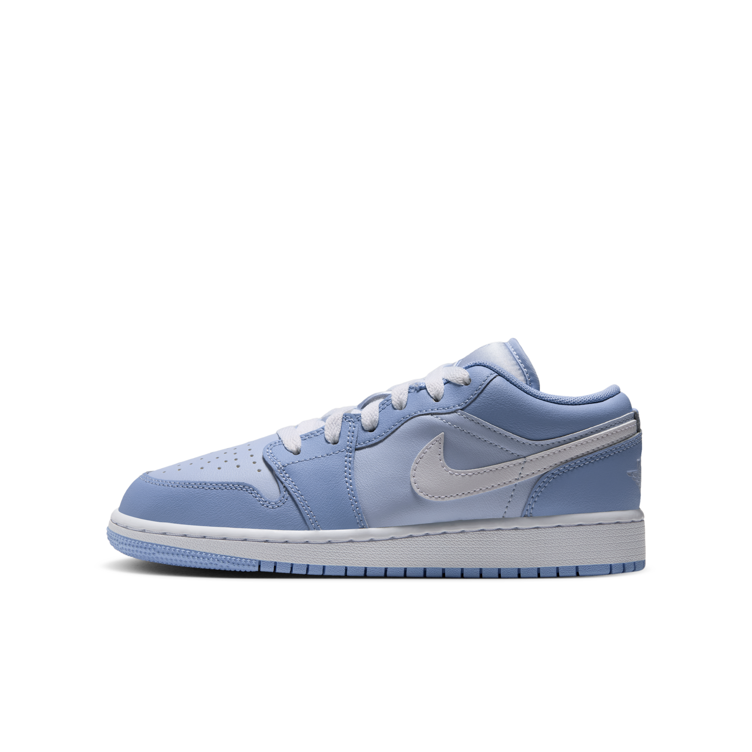 Air Jordan 1 Low Big Kids' Shoes in Blue | 553560-405