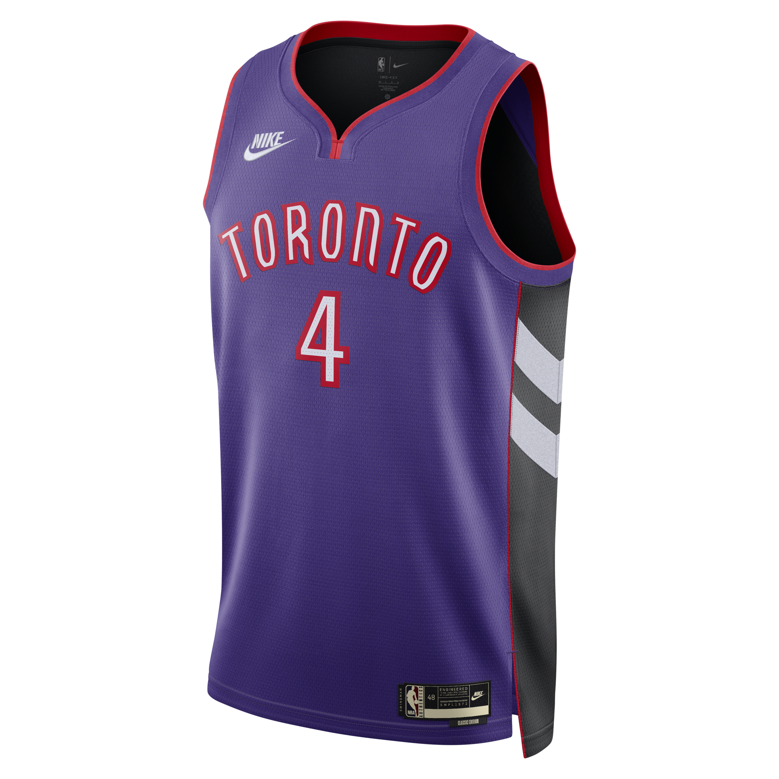 NIKE SCOTTIE BARNES TORONTO RAPTORS 2024/25 HARDWOOD CLASSICS MEN'S DRI-FIT NBA SWINGMAN JERSEY 1015614641