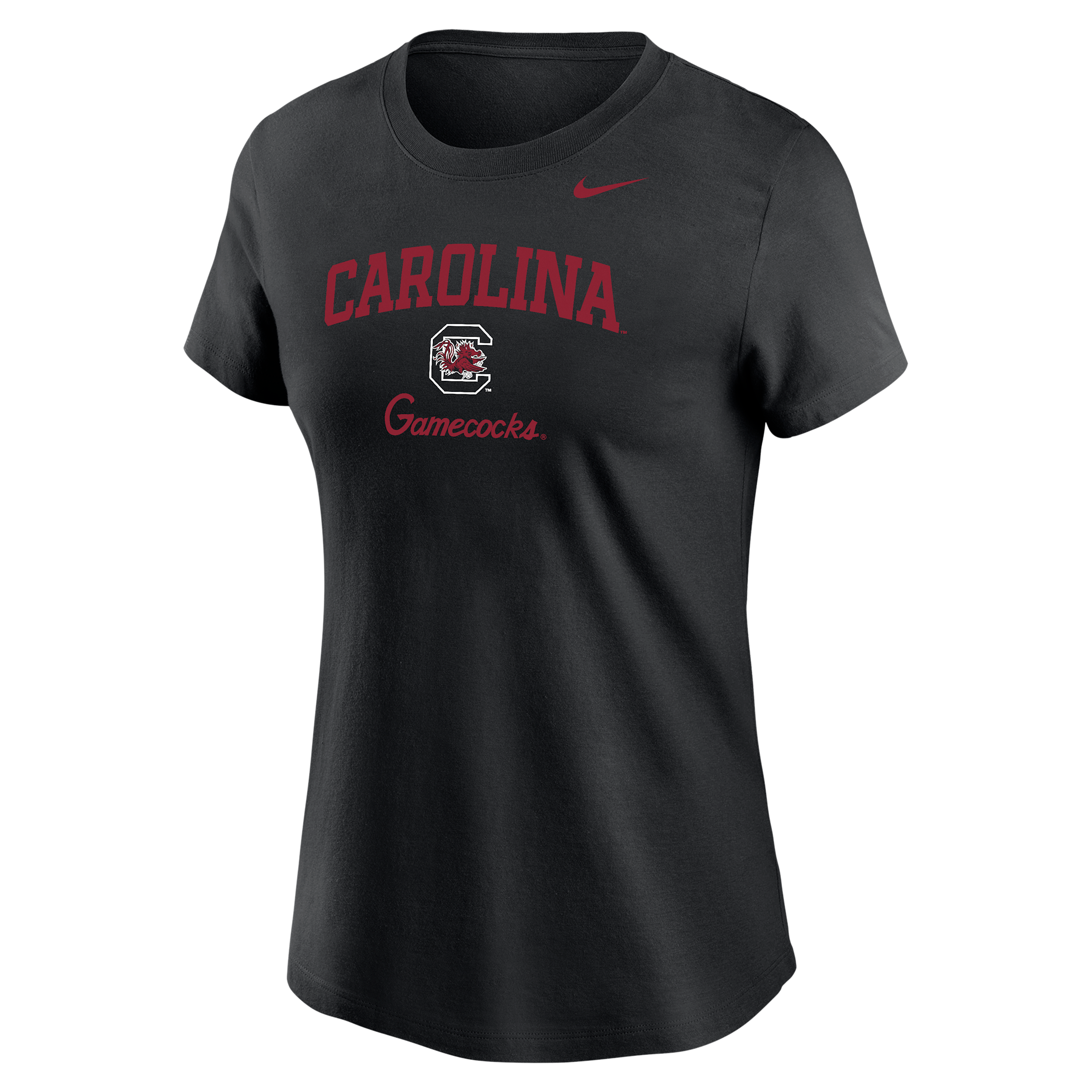 Nike Women's college (South Carolina Gamecocks) Short-Sleeve T-Shirt in Black | W11942P502SCAR-BLK