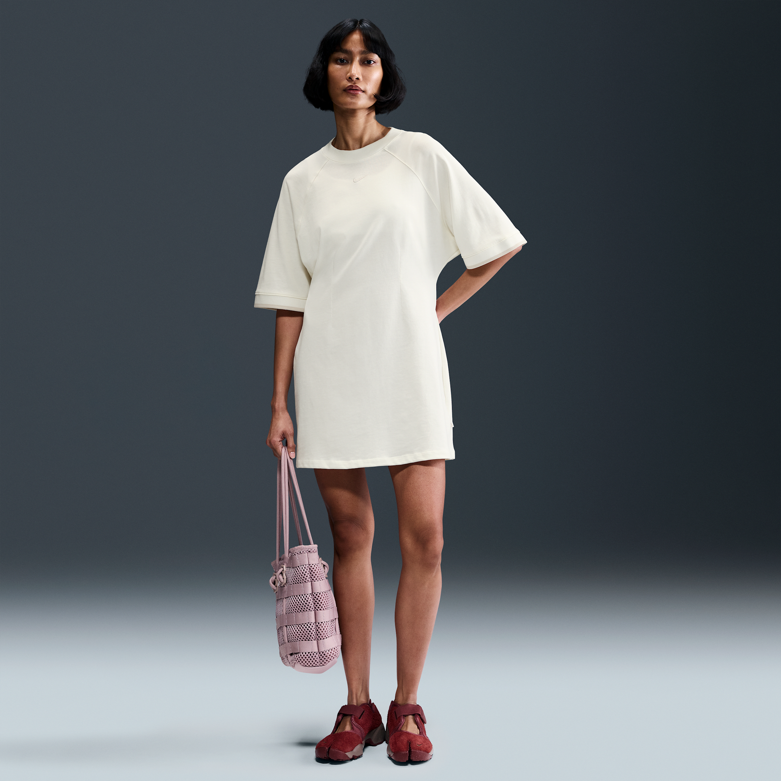 Nike Women's Sportswear Collection T-shirt Dress In White