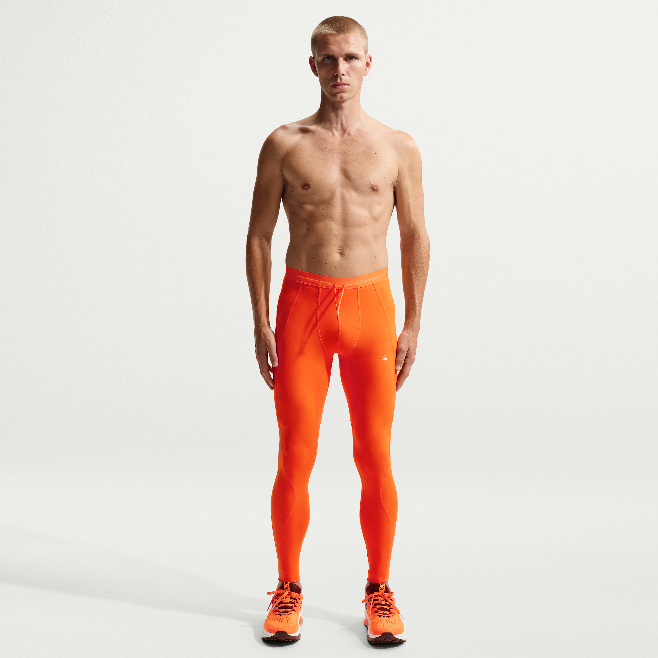 Men's Nike ACG "Wildsee" Dri-FIT Base Layer Tights in Orange | IO0214-819