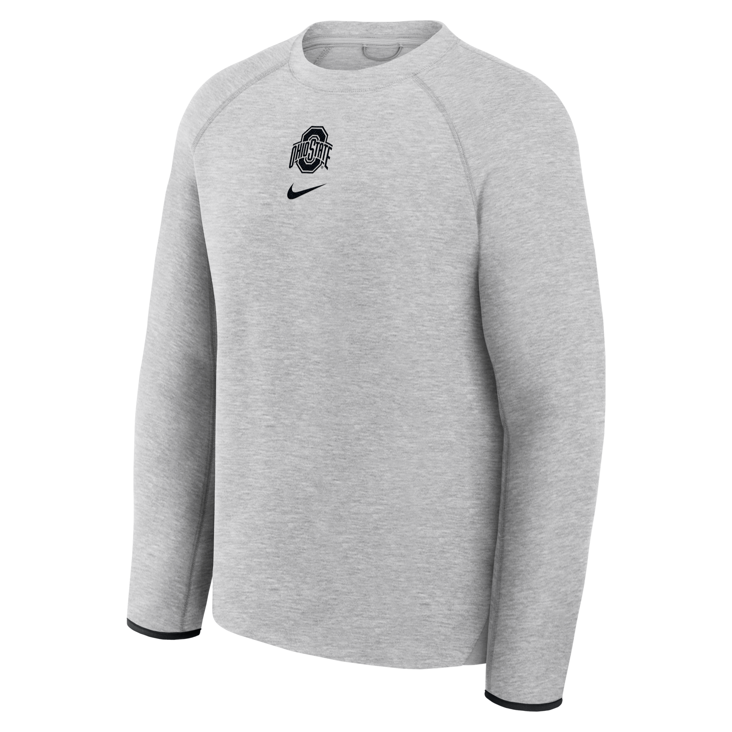 Ohio State Tech Fleece Nike Men's College Pullover Crew in Grey | 05L6086NOH-9X6