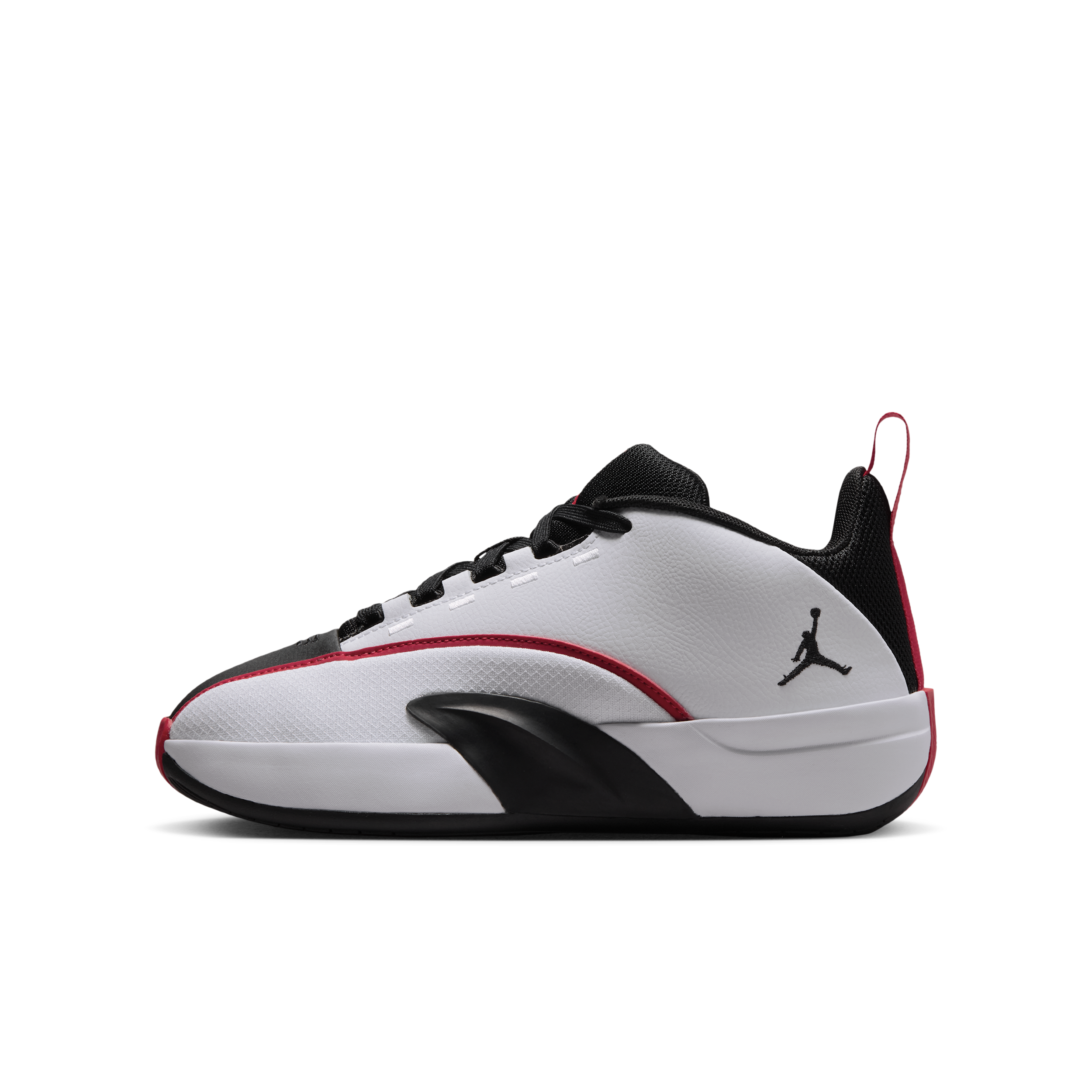 Jordan Kids' Grade School All Game Basketball Shoes, Size 3.5, White/Black/Red
