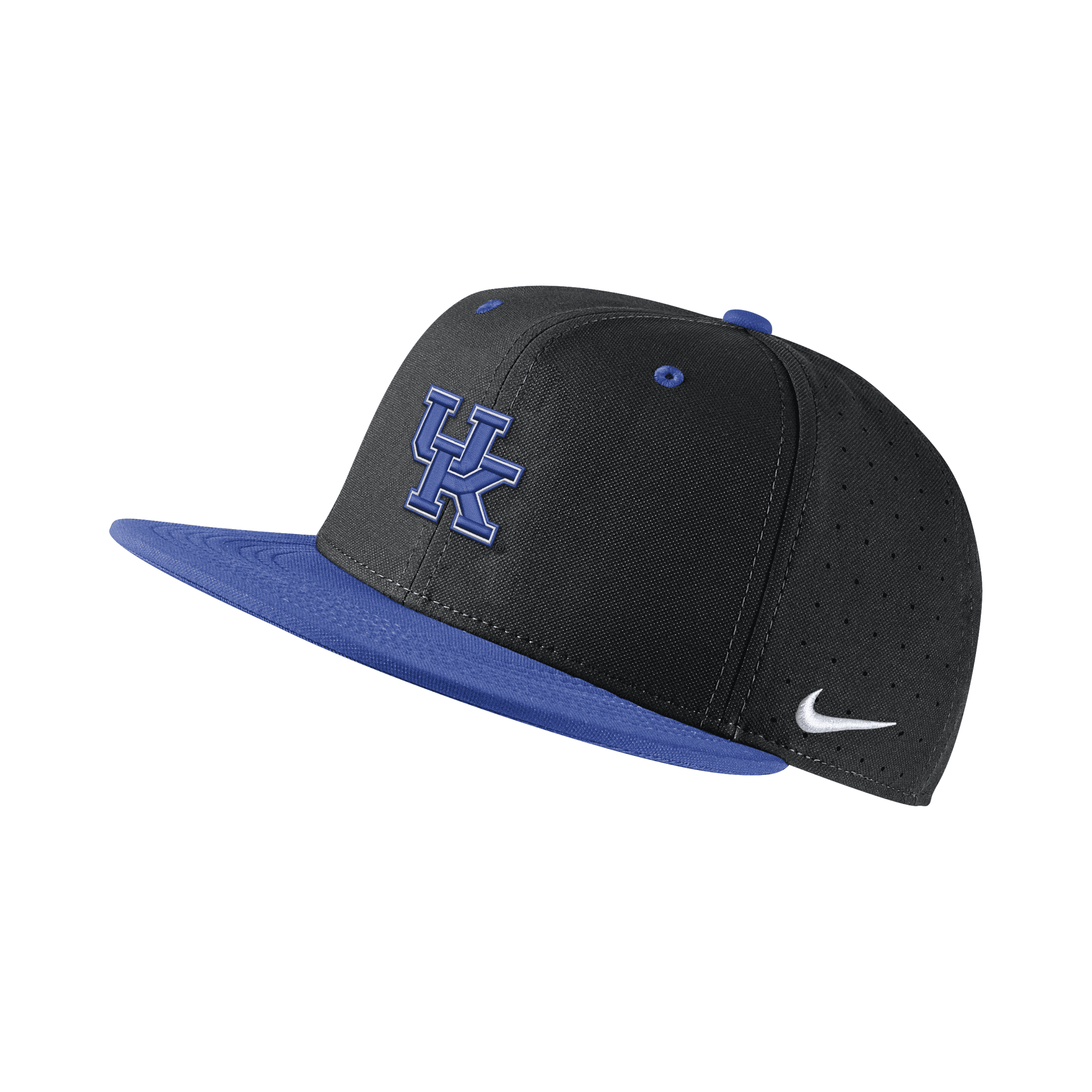 Nike Kentucky  Unisex College Fitted Baseball Hat In Black