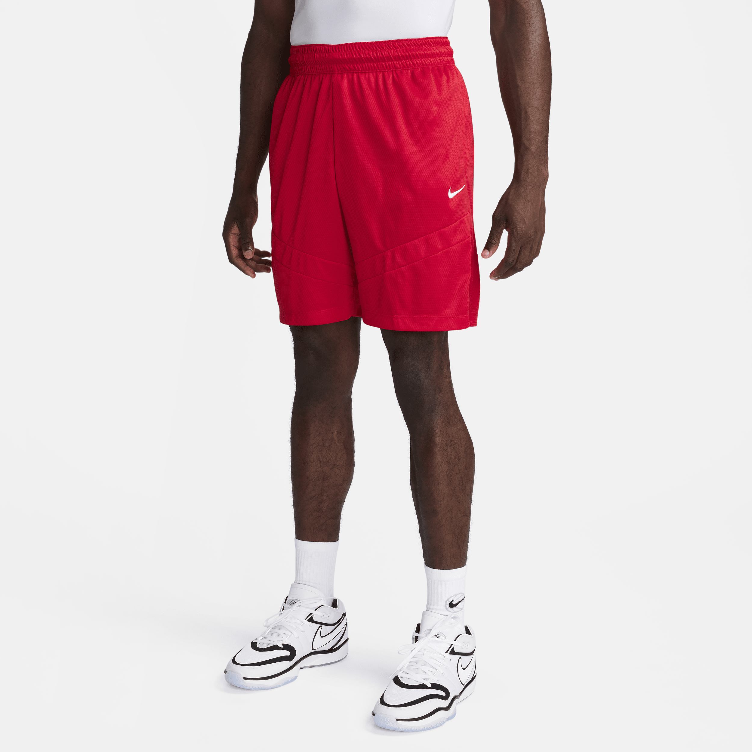 Nike Men's Icon Dri-fit 8" Basketball Shorts In Red