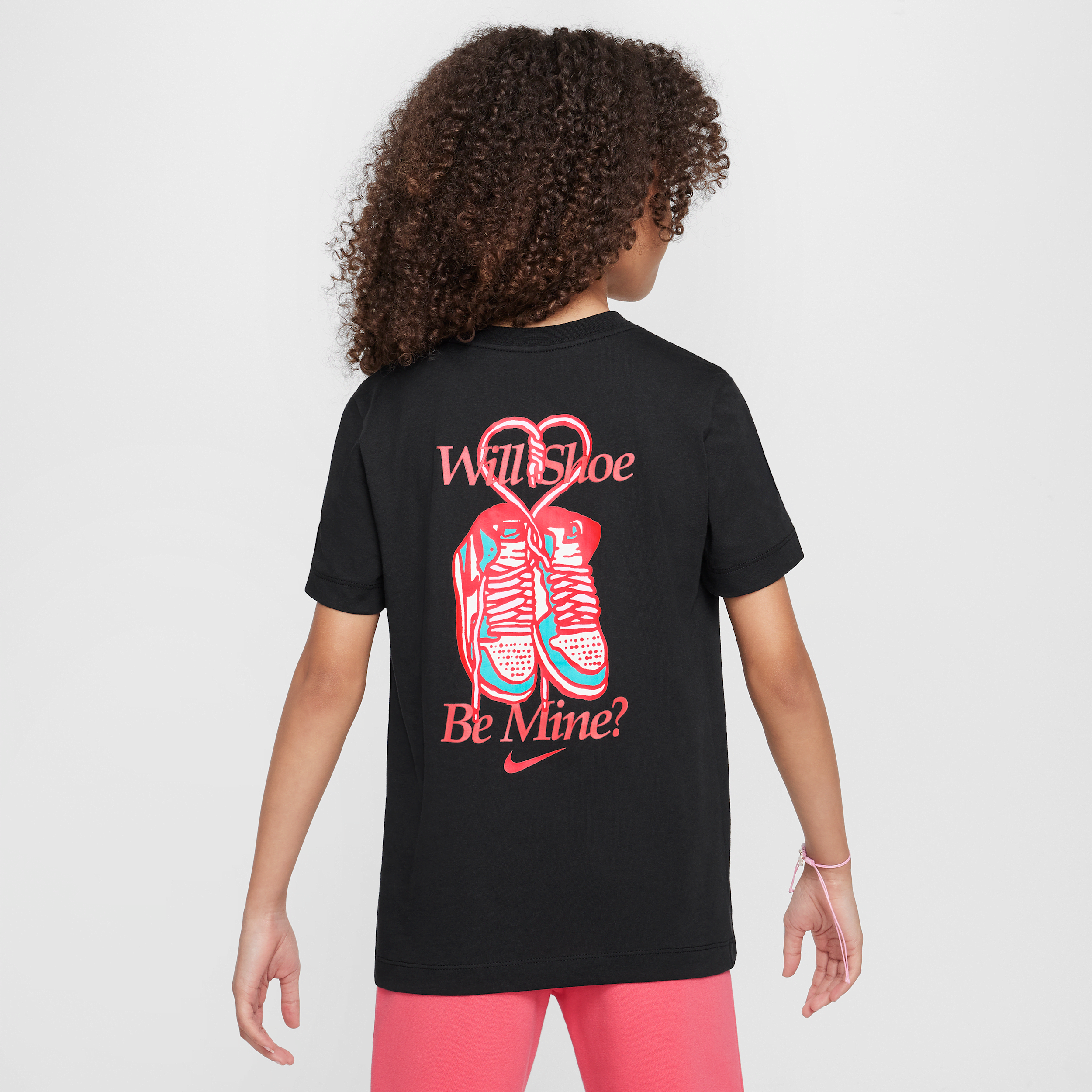 Nike Sportswear Big Kids' T-shirt In Black