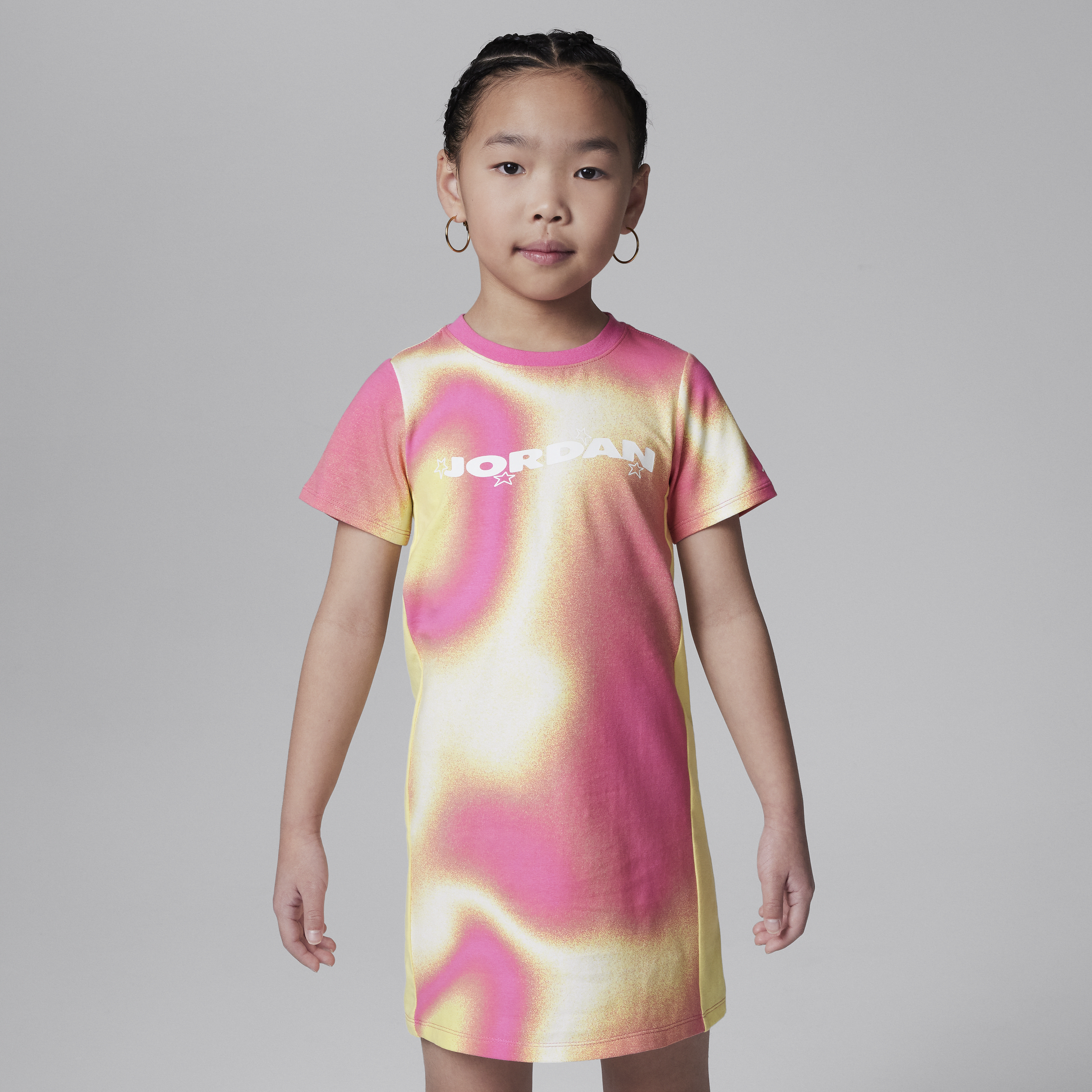 Shop Jordan Lemonade Stand Little Kids' Dress In Pink