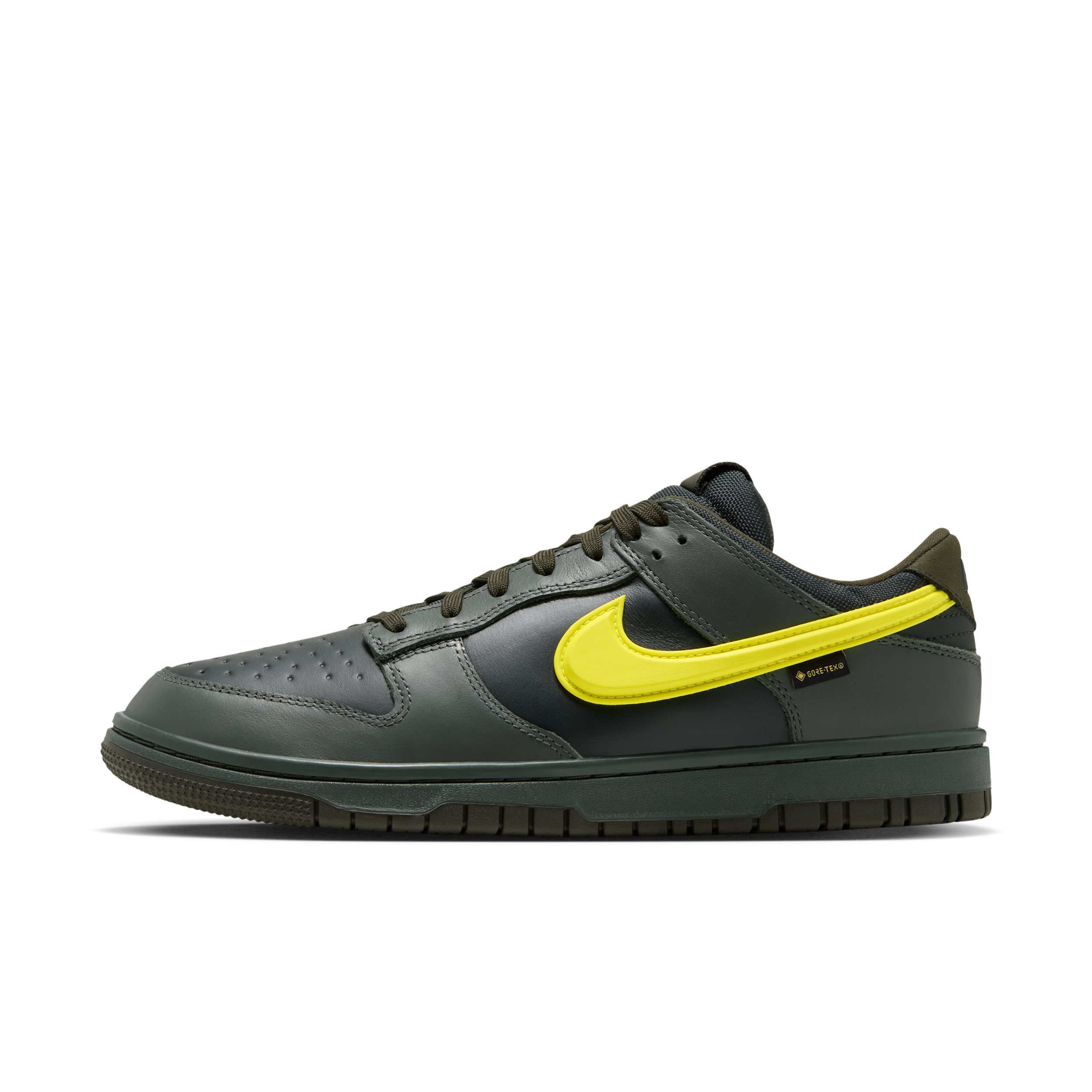 Nike Men's Dunk Low GORE-TEX Waterproof Shoes in Green | HQ2053-300