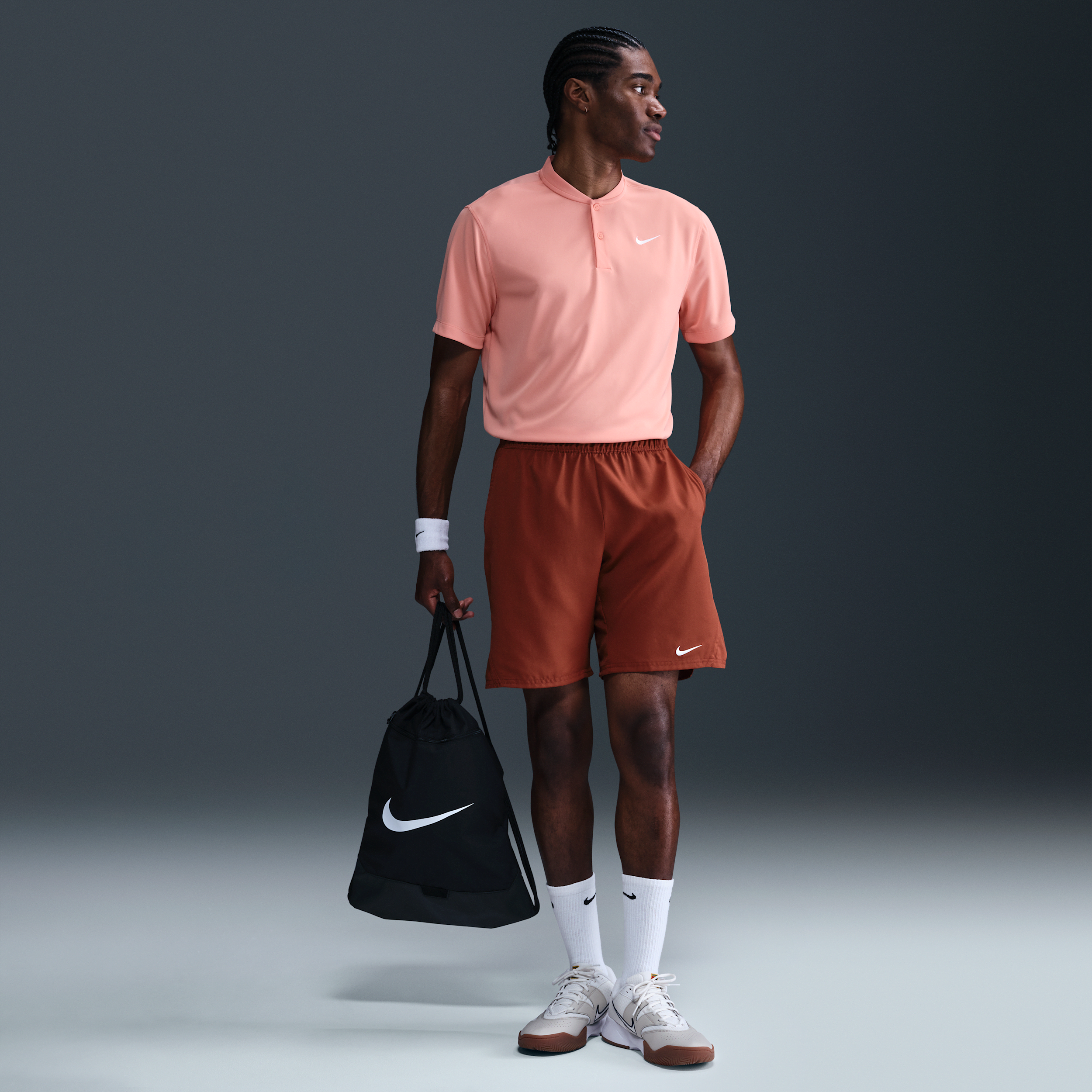 Nike Men's Court Victory Dri-fit 9" Tennis Shorts In Red
