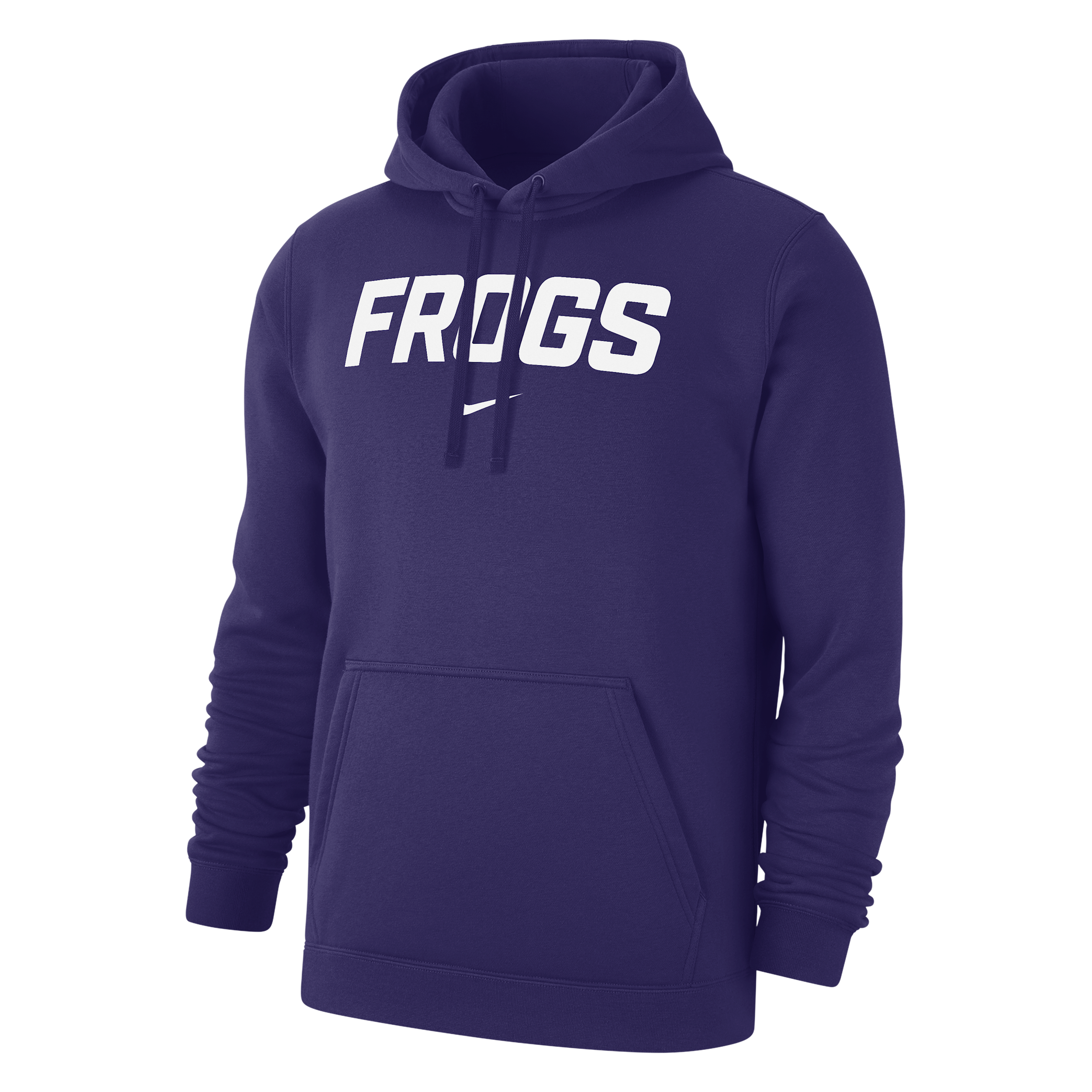 Nike Tcu Club Fleece  Men's College Pullover Hoodie In Blue