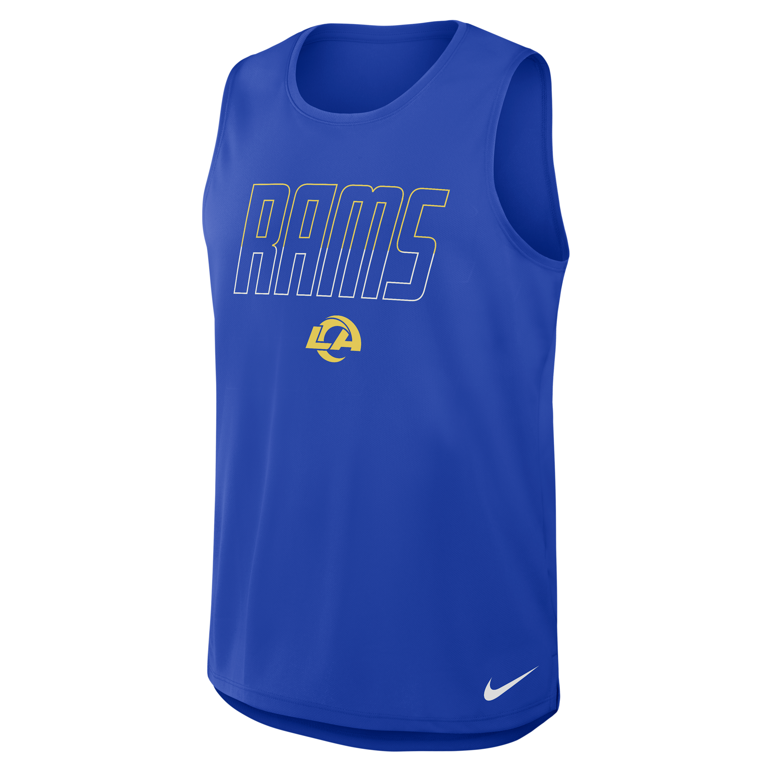 Los Angeles Rams Nike Men's Dri-FIT NFL Tank Top in Blue | 045R4NP9X-YPB