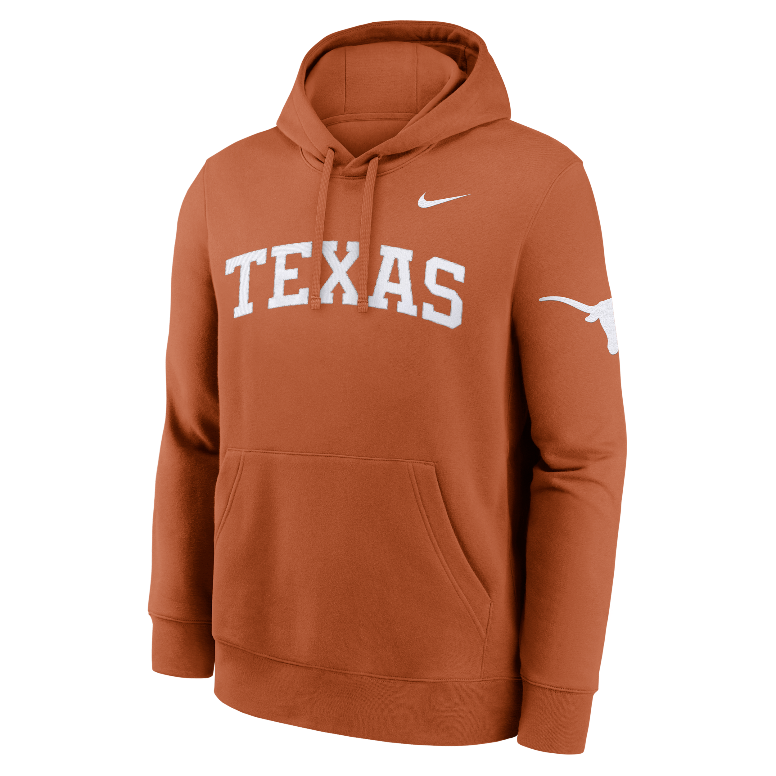 Nike Men's Texas Orange Texas Longhorns 2026 Sideline Club Fleece Hoodie - Texas Orange
