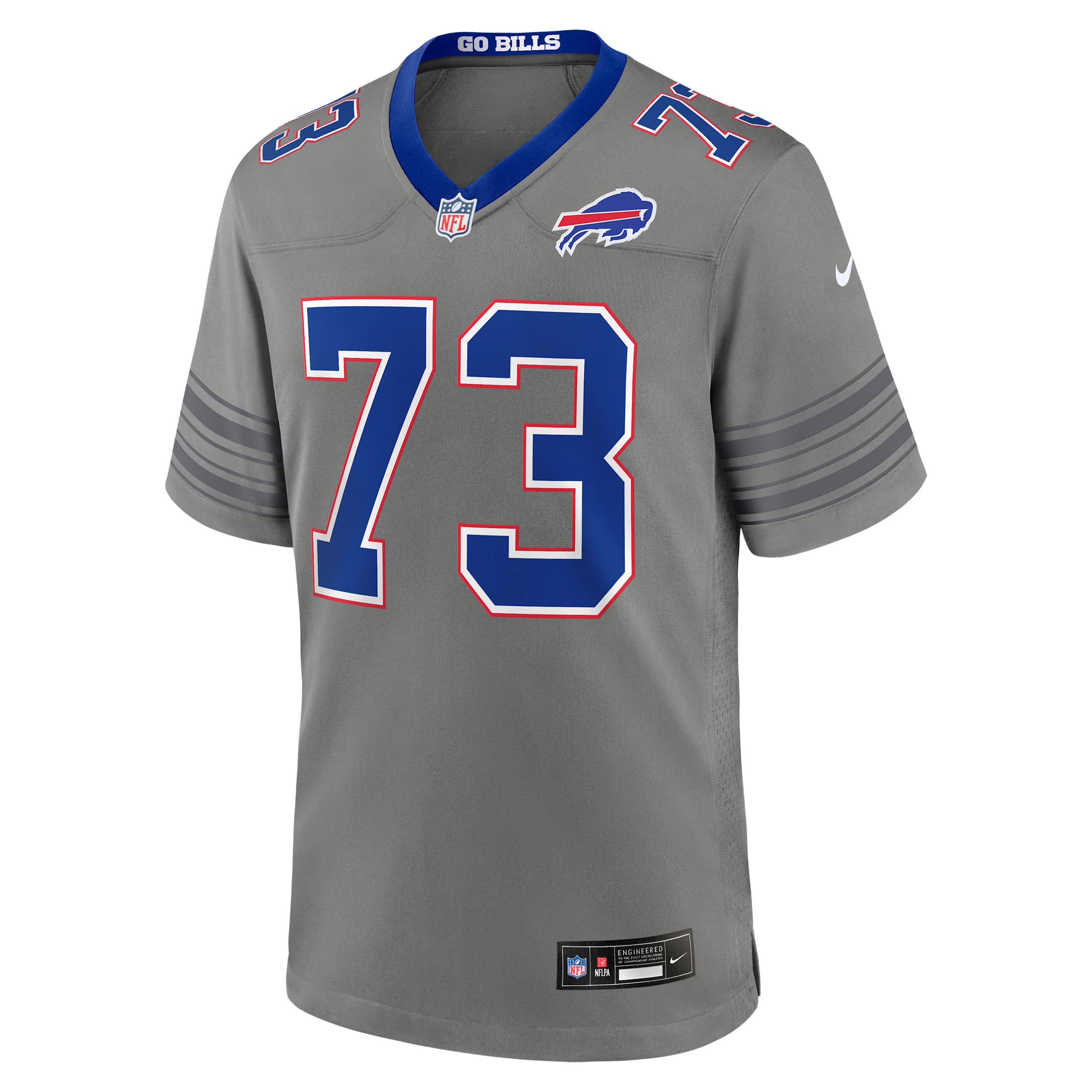 Dion Dawkins Buffalo Bills Nike Men's NFL Game Jersey in Grey | 67NM0IUP81F-RZ8