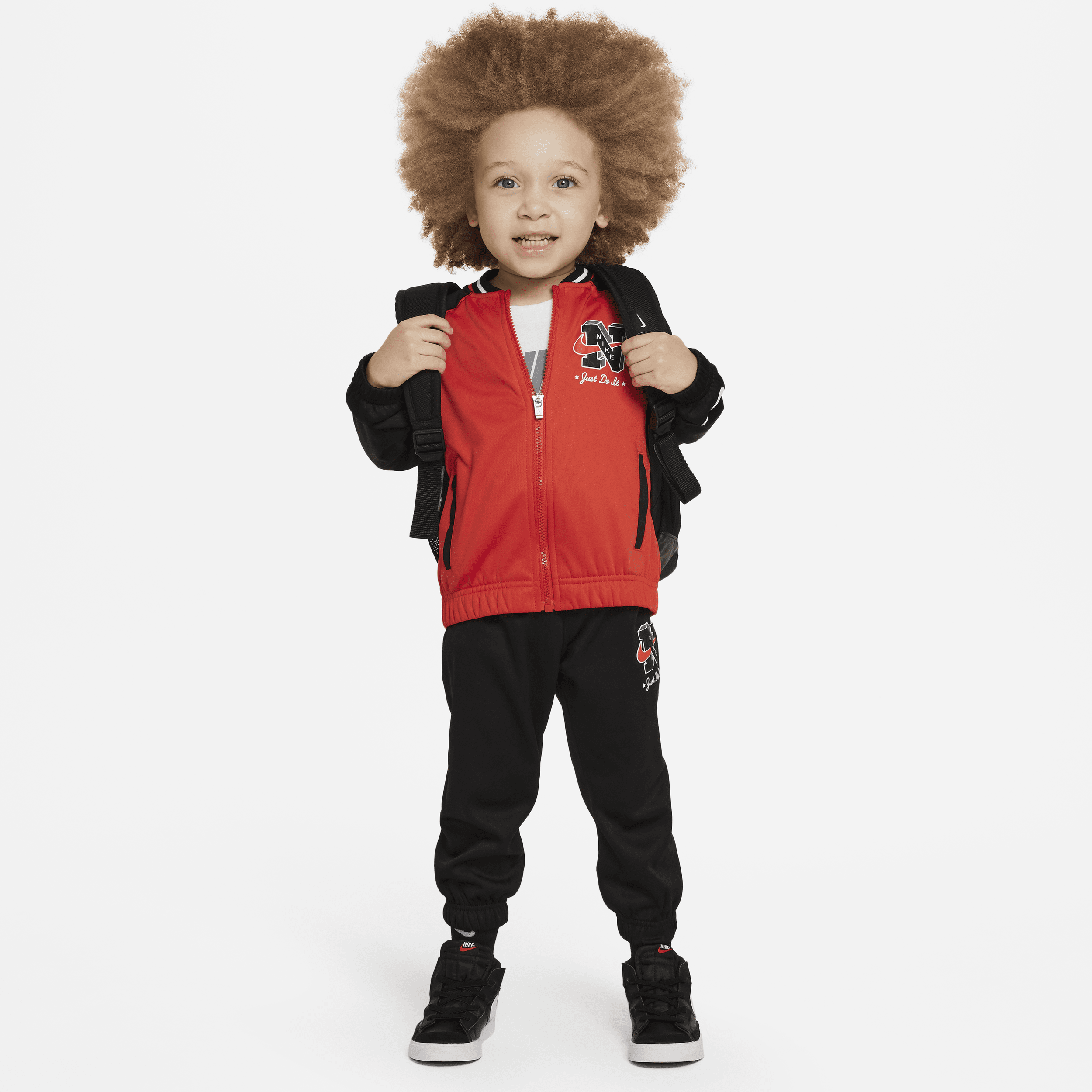 Nike Babies' Sportswear Next Gen Toddler Dri-fit Tricot Set In Black