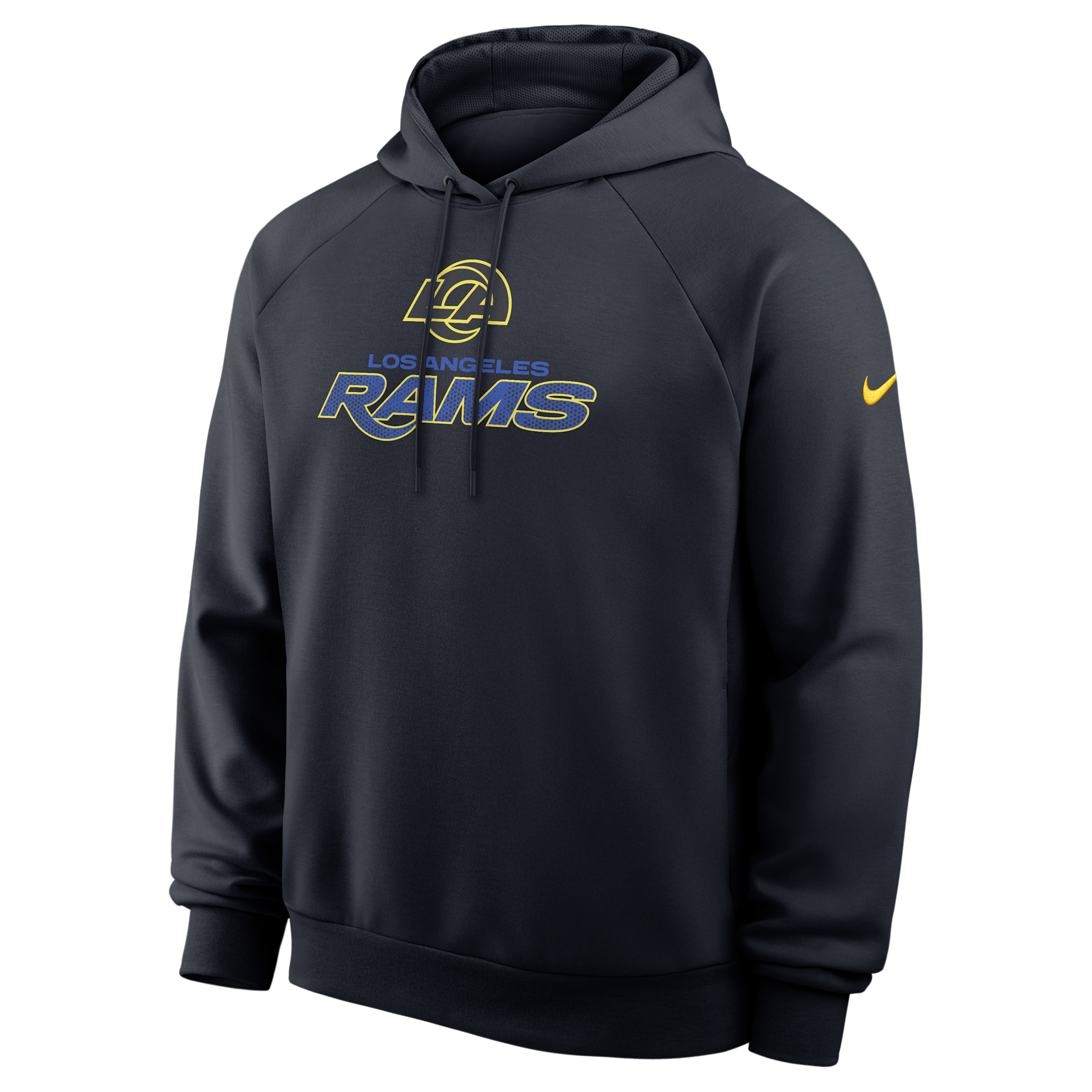 Los Angeles Rams Rivalries Collection Primary Nike Men's Dri-FIT NFL Pullover Hoodie in Blue | 03EJ4FA9X-W2J