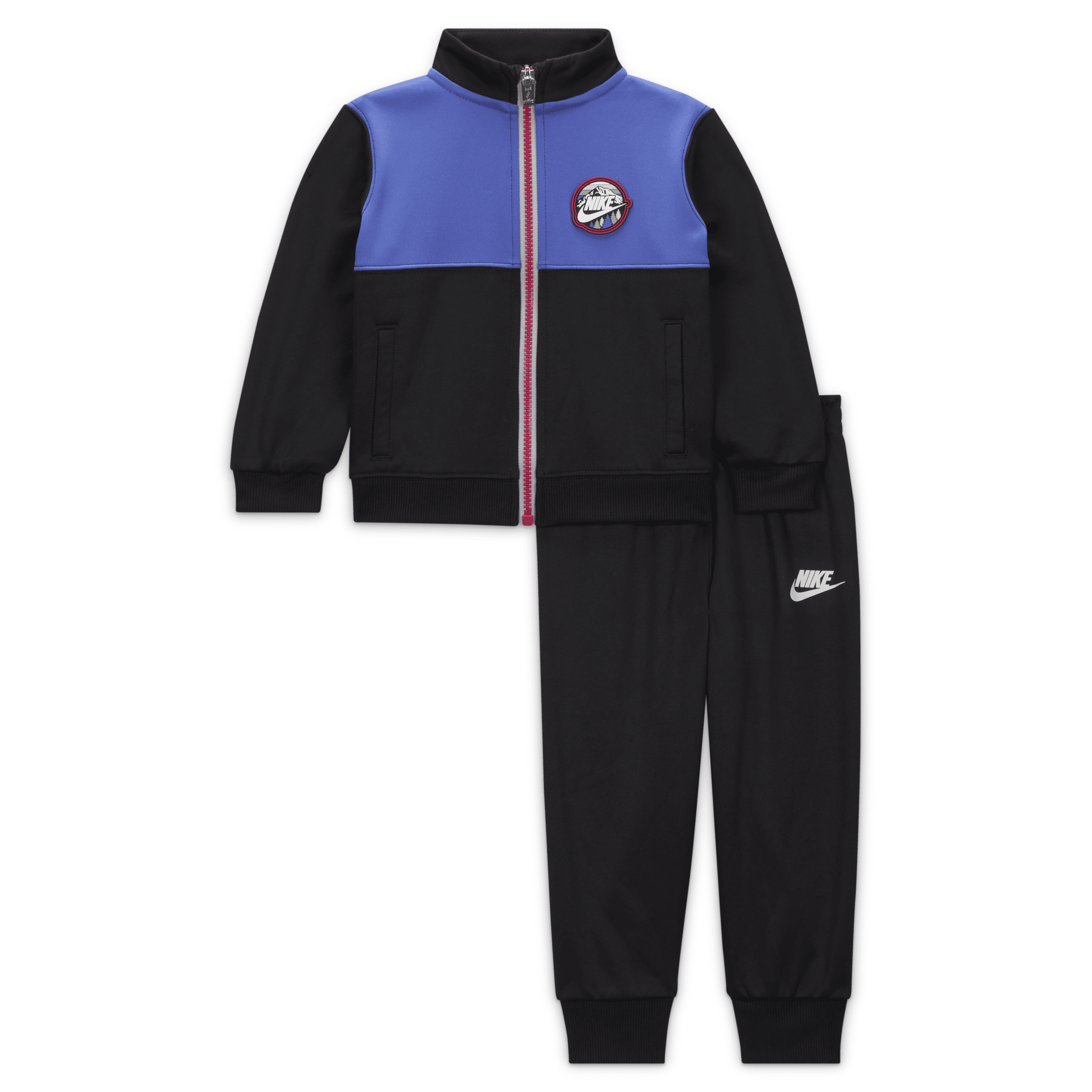 Nike Sportswear Snow Day Graphic Set Baby Dri-fit Tracksuit In Black