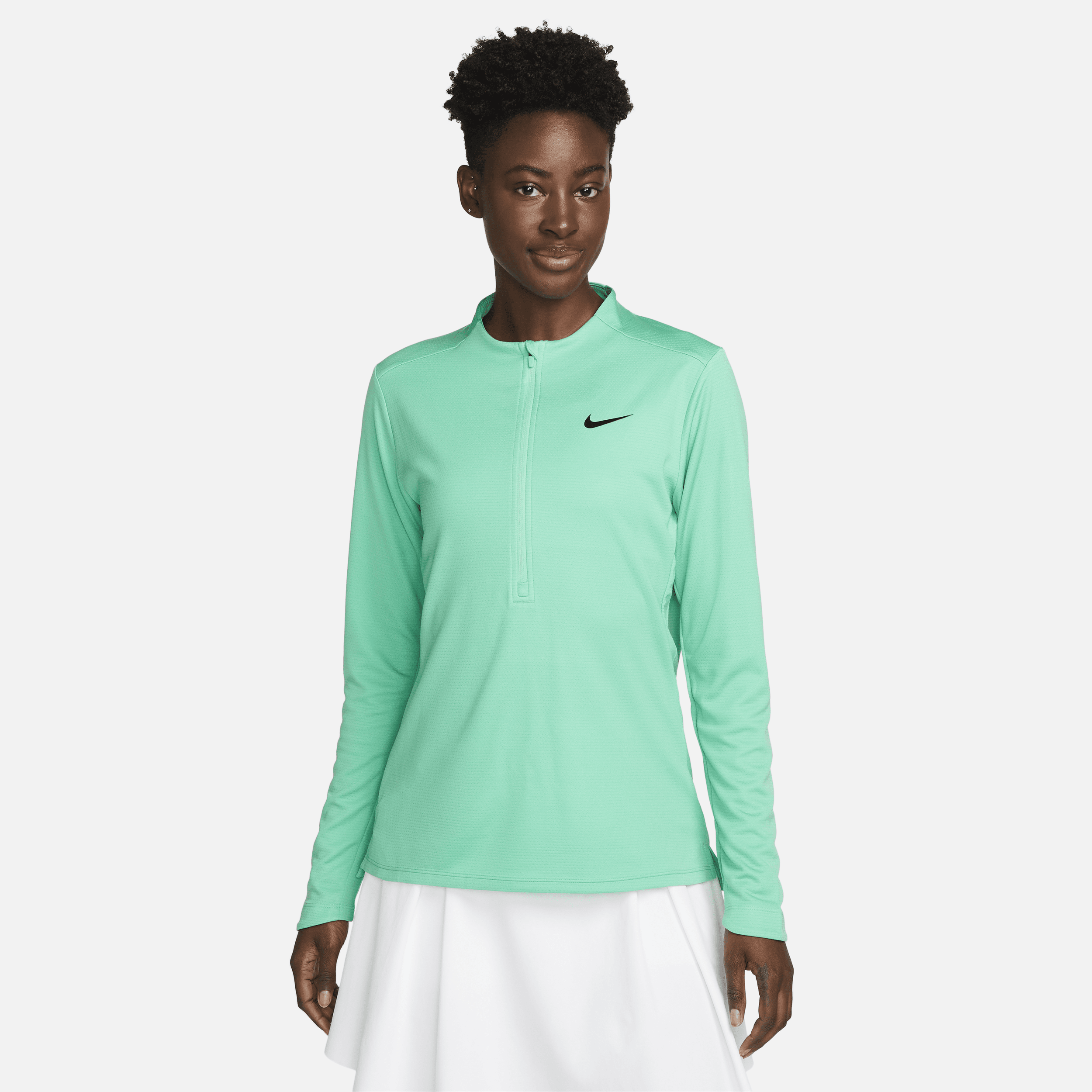 Nike Women's Dri-fit Uv Advantage 1/2-zip Top In Green
