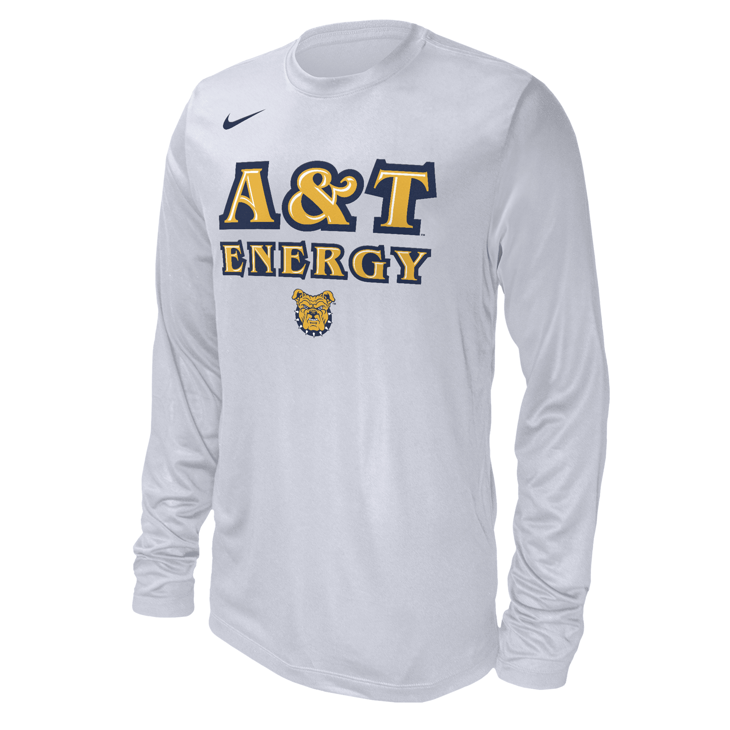 Nike North Carolina A&t  Men's College Long-sleeve T-shirt In White