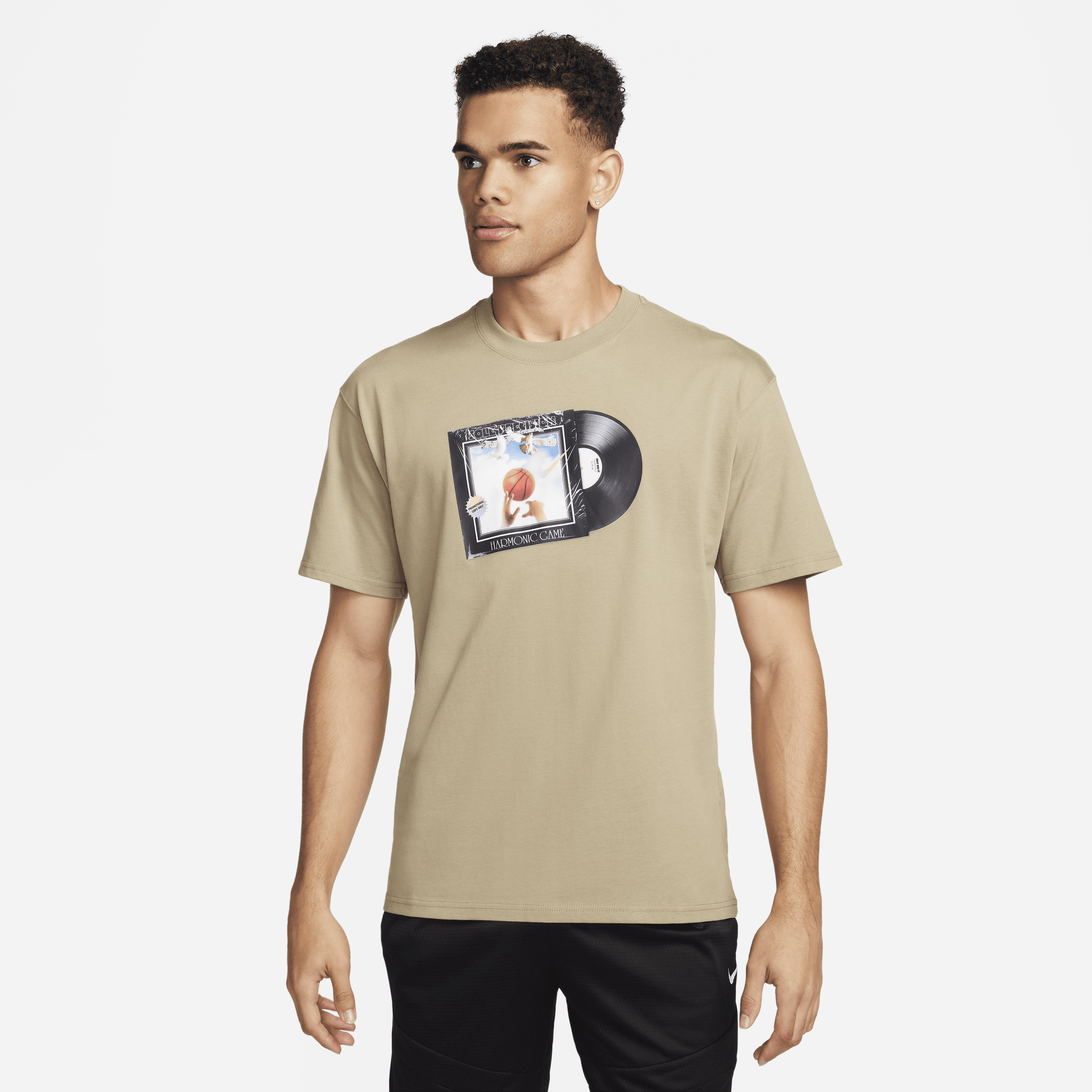 Shop Nike Men's Max90 Basketball T-shirt In Brown
