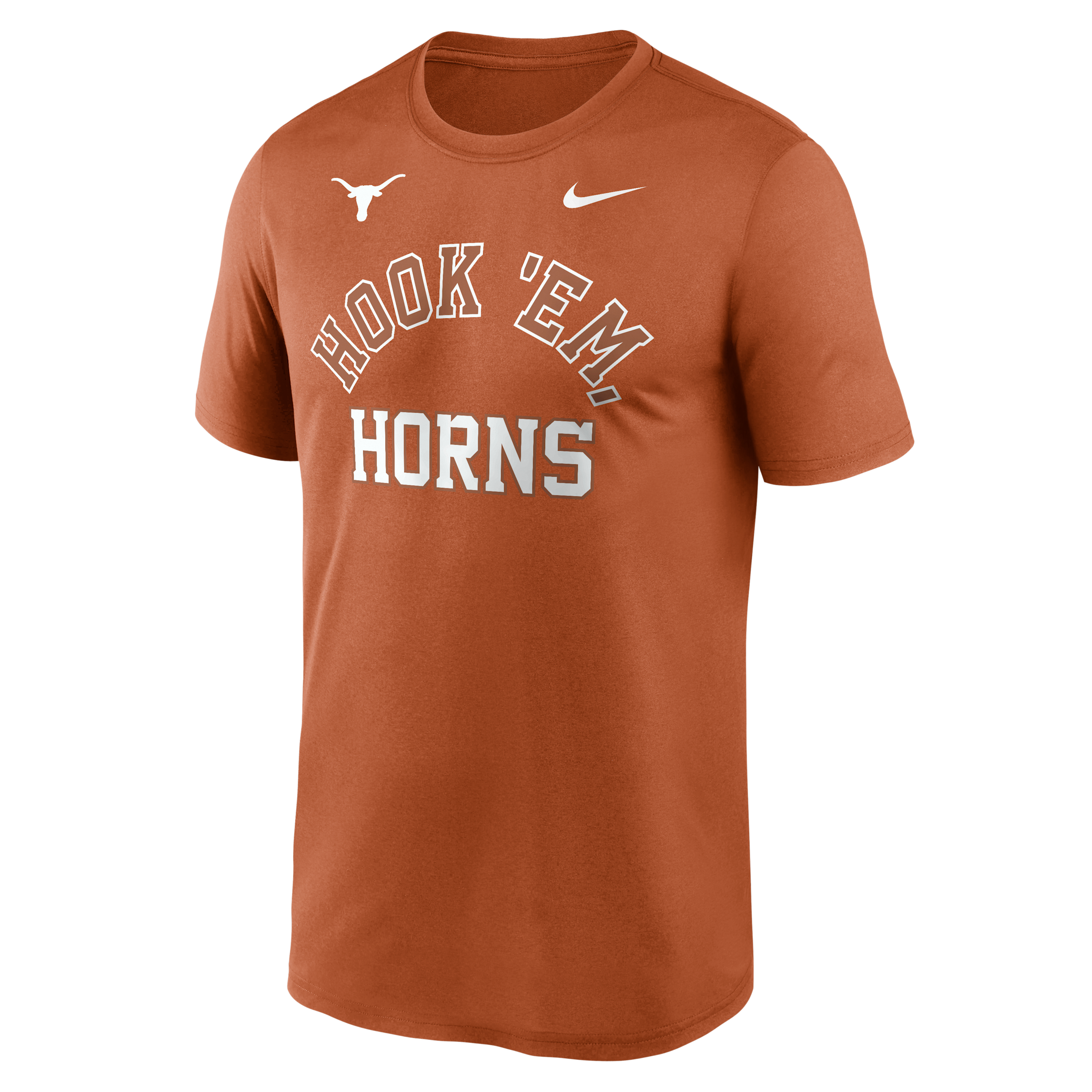 Nike Men's Texas Orange Texas Longhorns Primetime Arch Mantra Legend Dri-fit T-Shirt - Texas Orange
