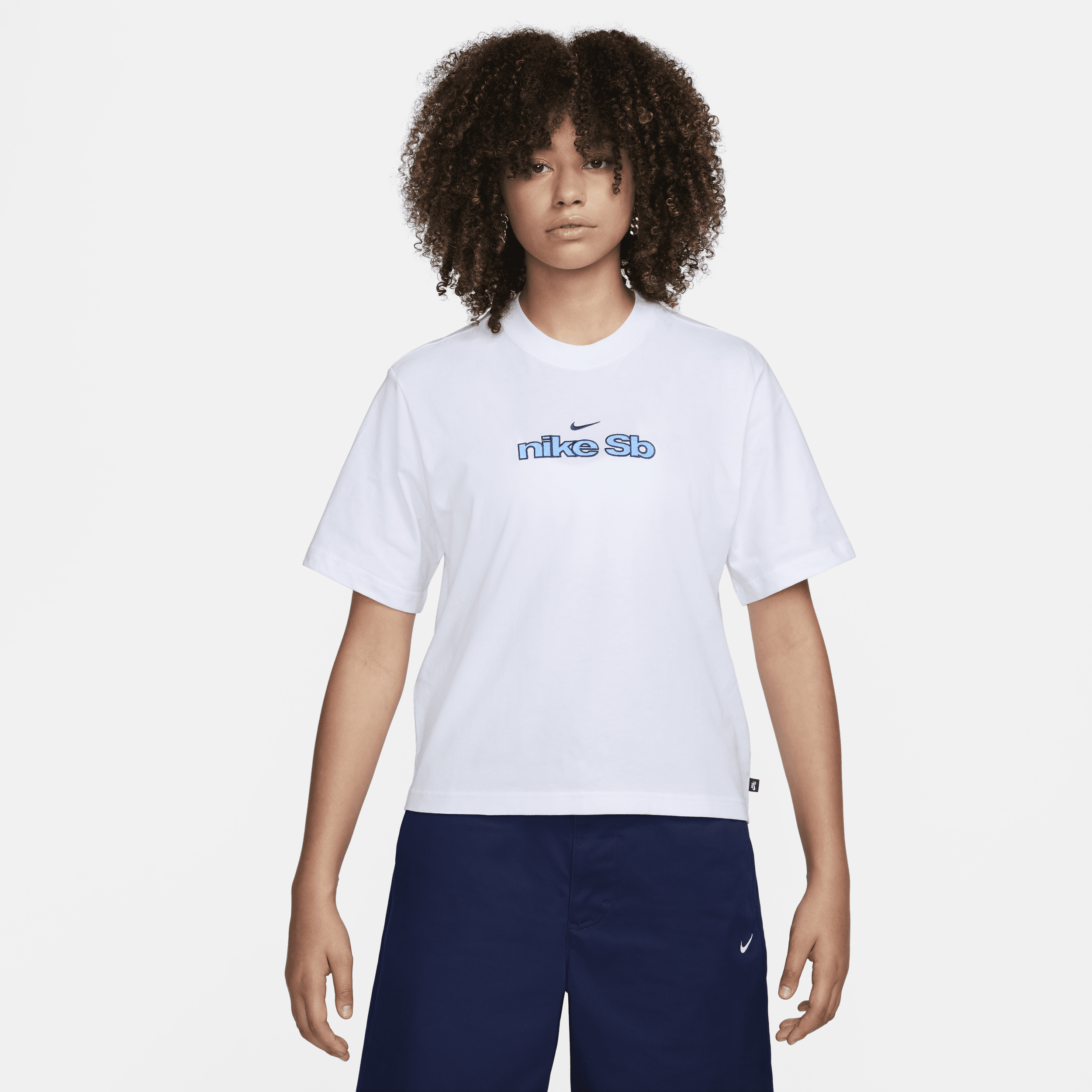 Nike Women's  Sb Skate T-shirt In White