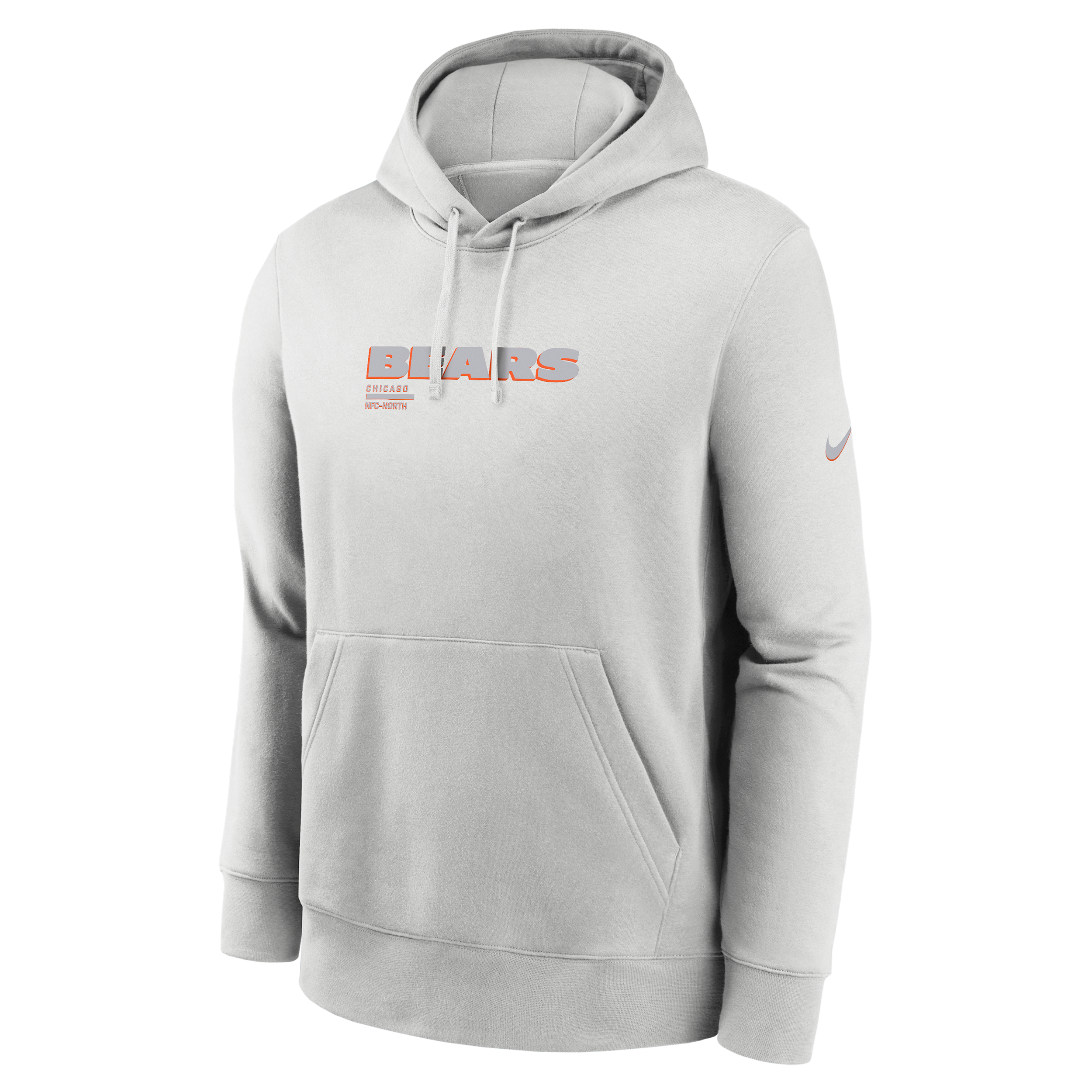 Nike Chicago Bears Slot Receiver Club  Men's Nfl Pullover Hoodie In White
