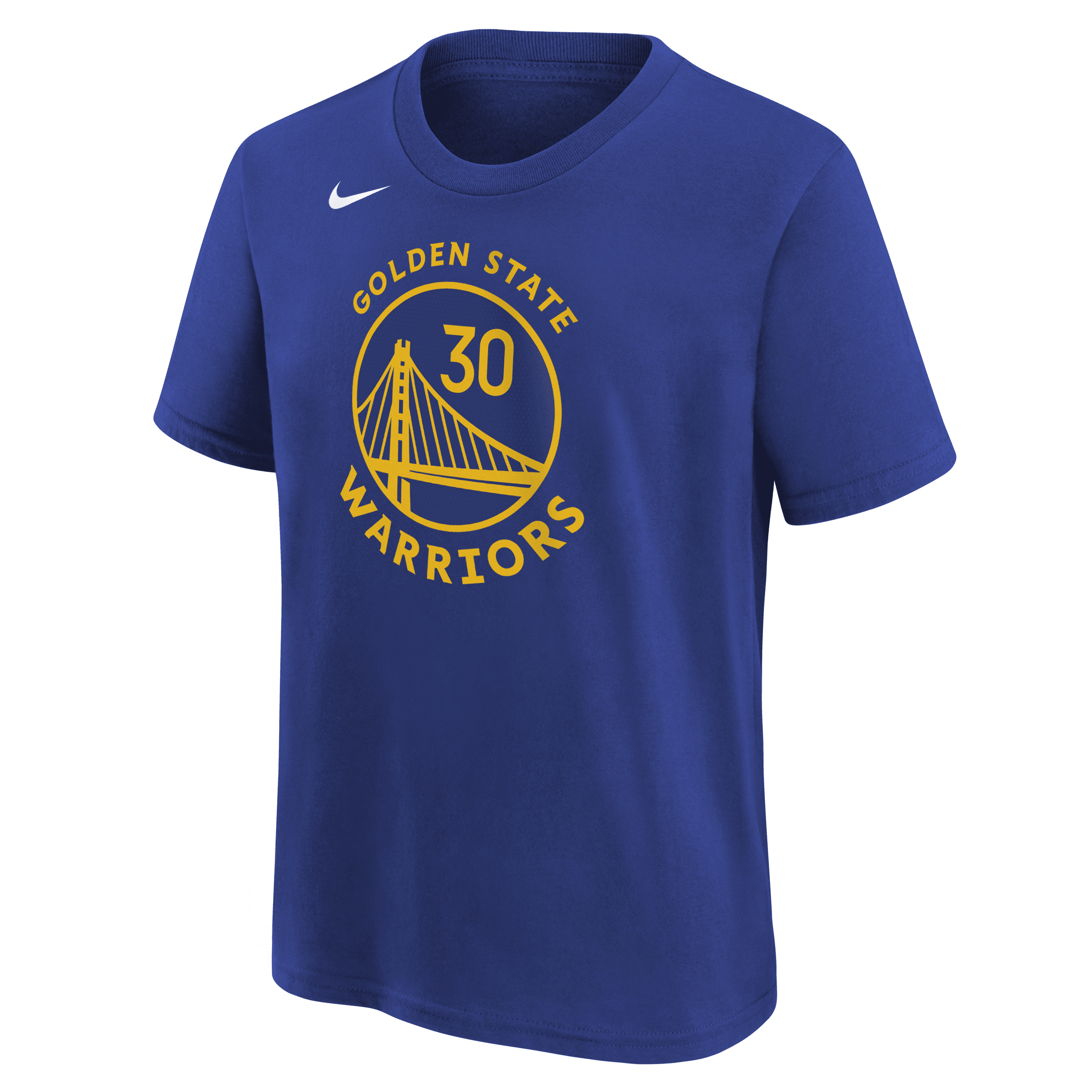 Nike Stephen Curry Warriors Big Kids'  Nba T-shirt In Blue